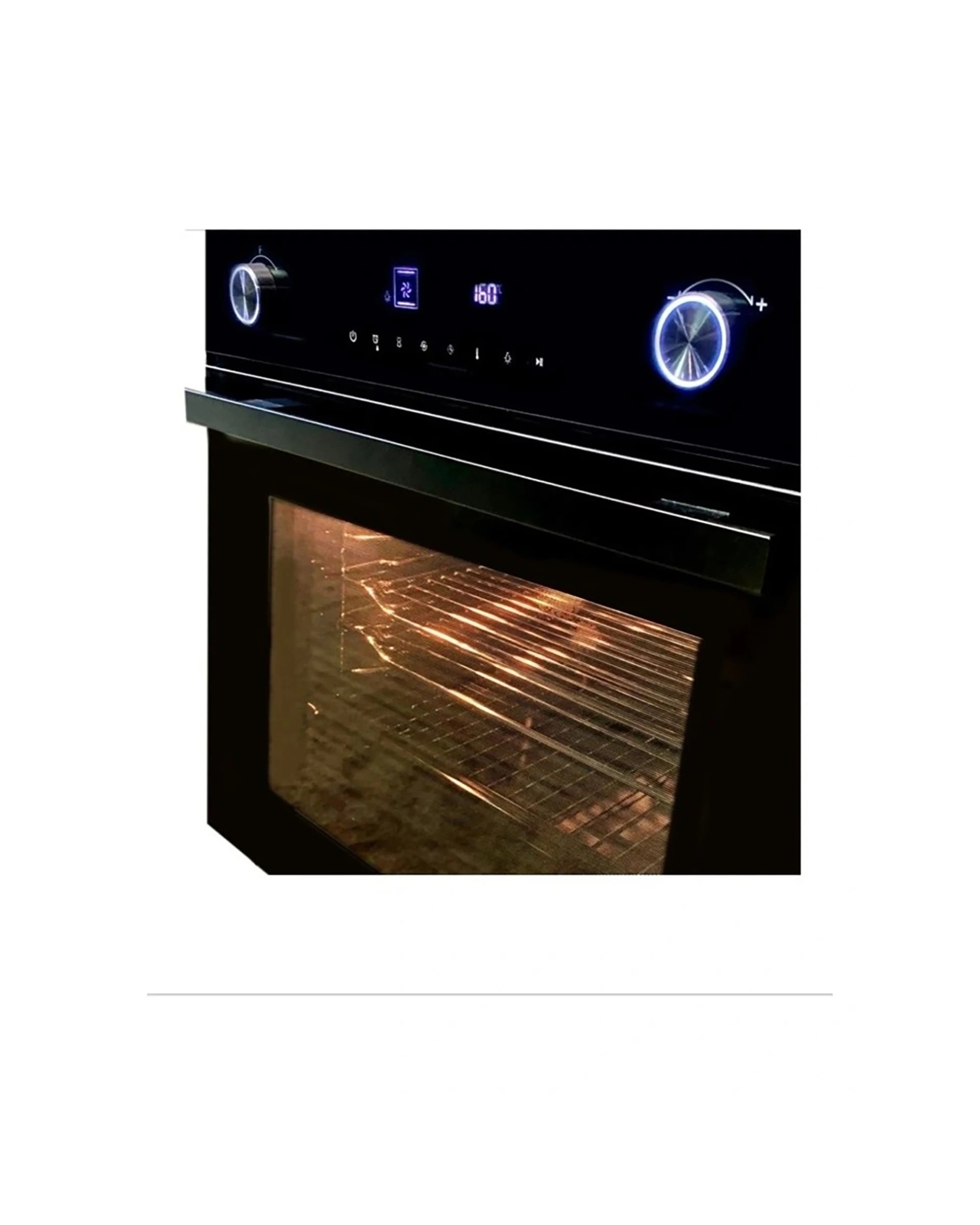5 Kleenmaid Built-In Multifunction Electric Convection Oven 82L 60cm Glass Black, 5 of 5