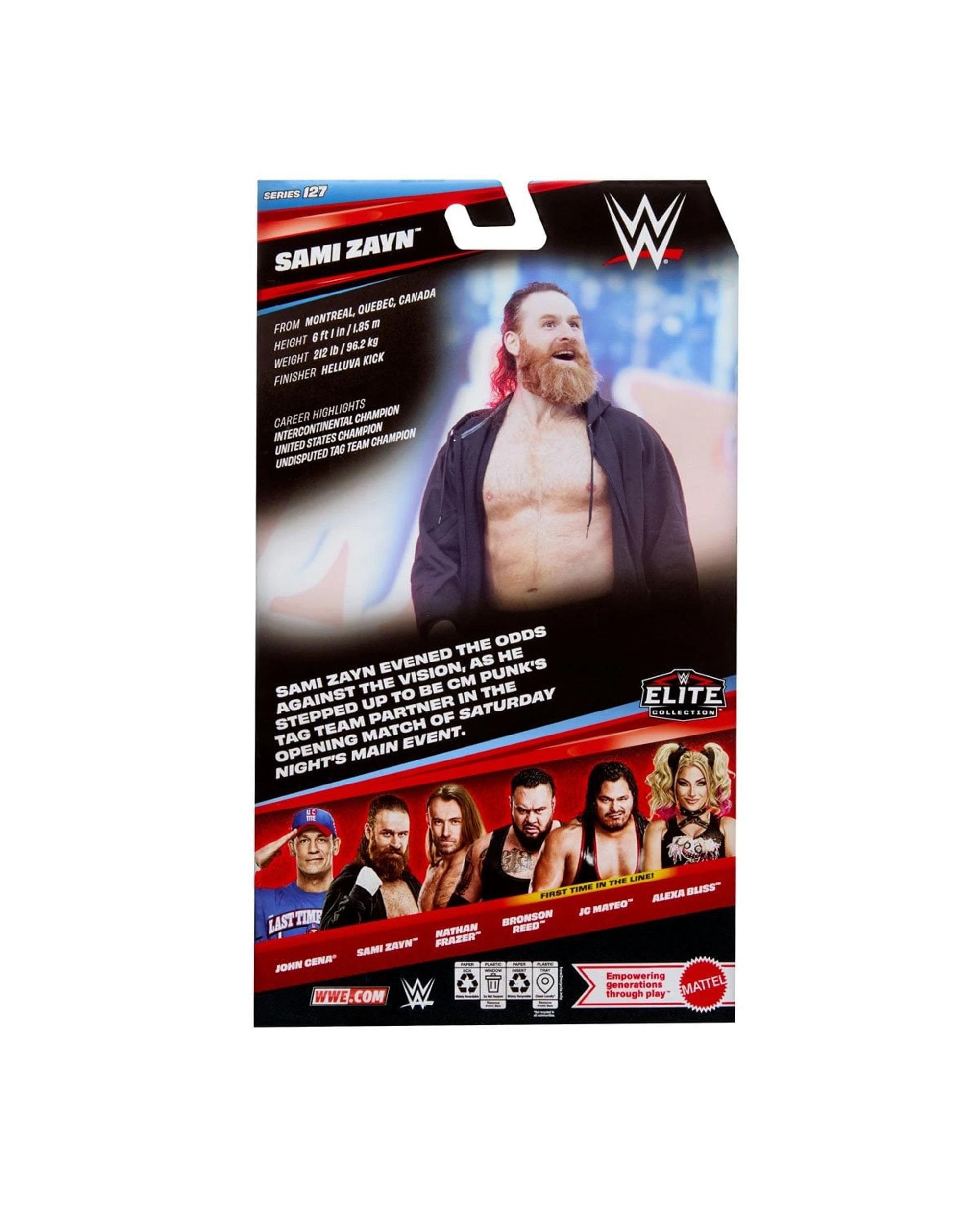 4 WWE Elite Collection Series 127 Sami Zayn Action Figure, 4 of 8