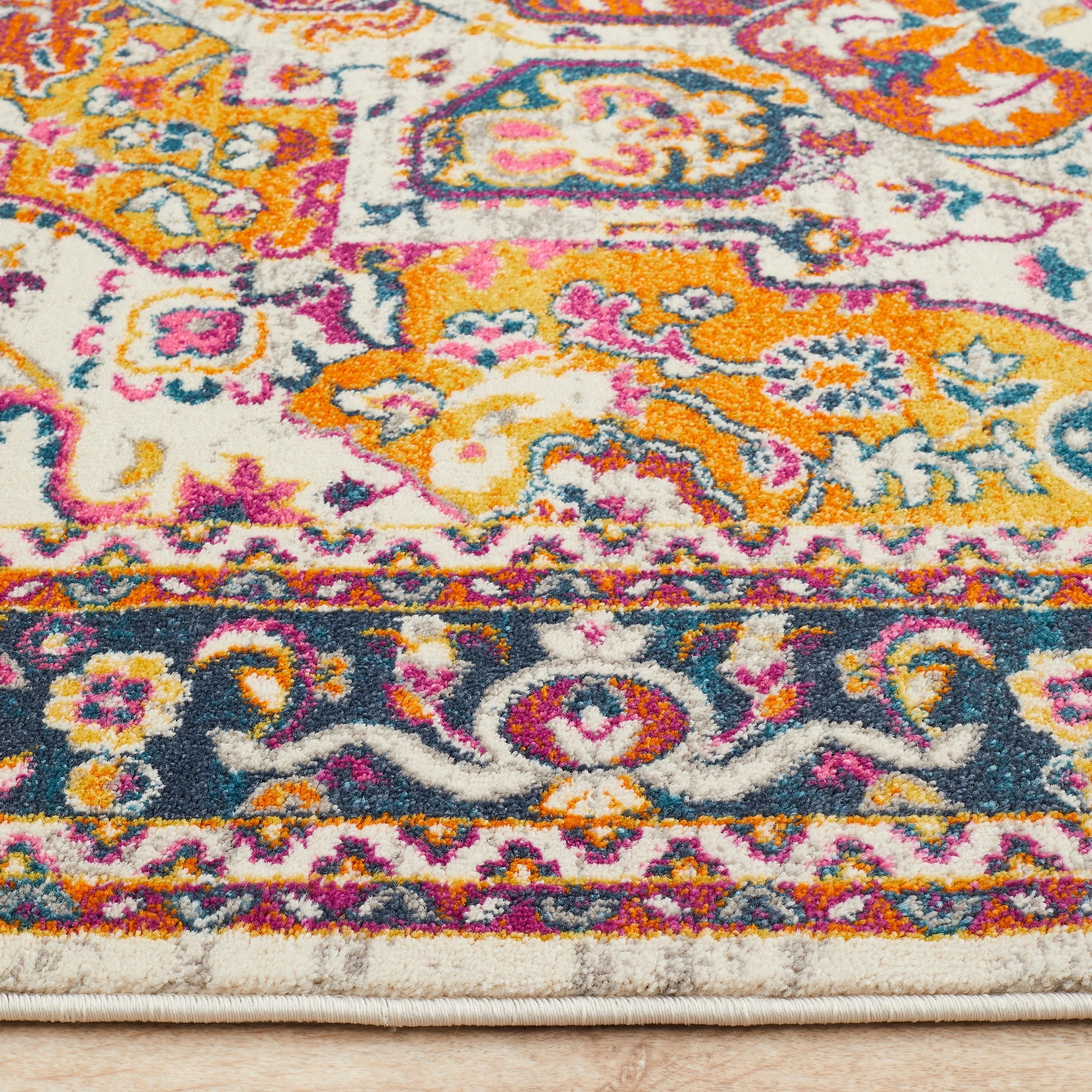 5 Common Ground Rugs Atlas 207 330x240cm - Extra Large Floor Rug - White, 5 of 7