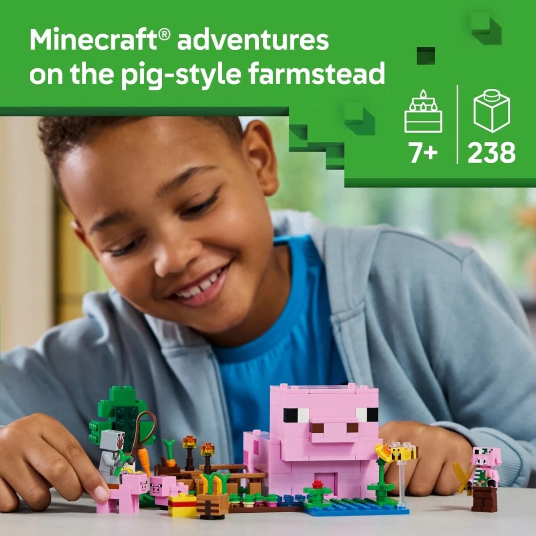 5 LEGO Minecraft The Baby Pig House 21268, 5 of 10