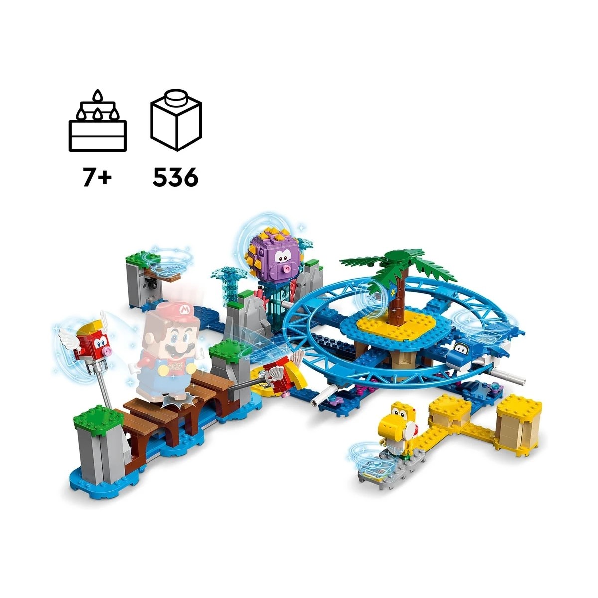 2 LEGO Super Mario Big Urchin Beach Ride Expansion Set 71400, 2 of 8