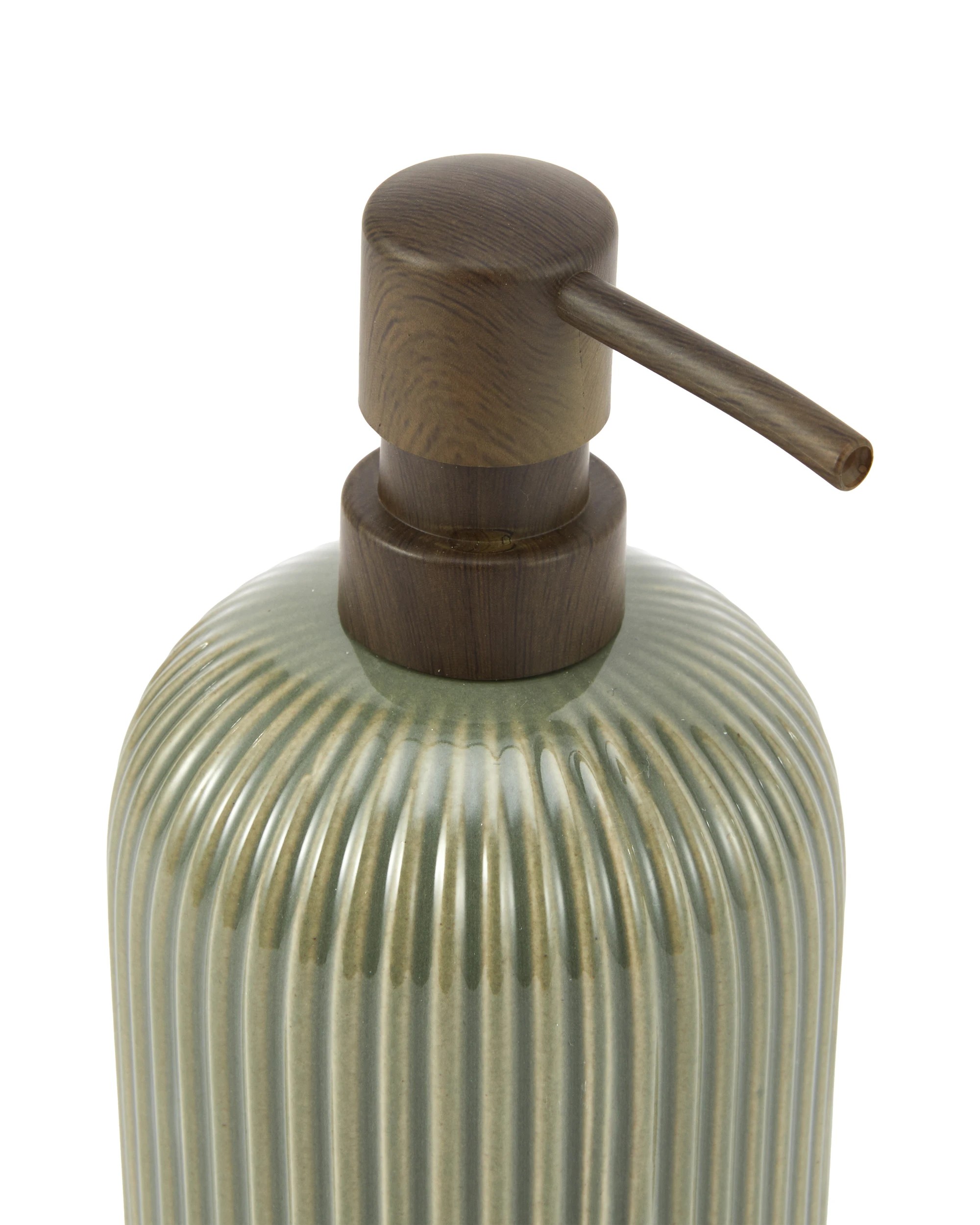 2 Green Glaze Soap Dispenser, 2 of 4