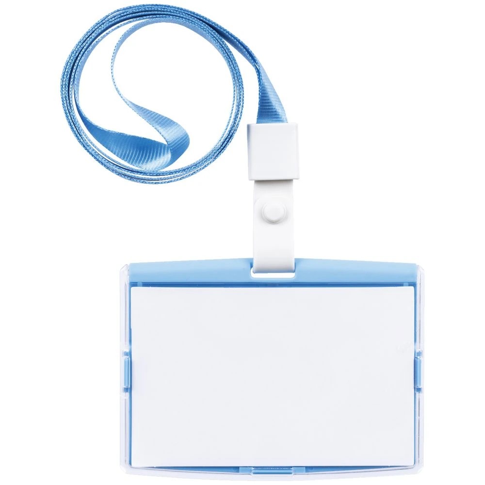 2 J.Burrows ID Holder with Lanyard Landscape Blue, 2 of 3