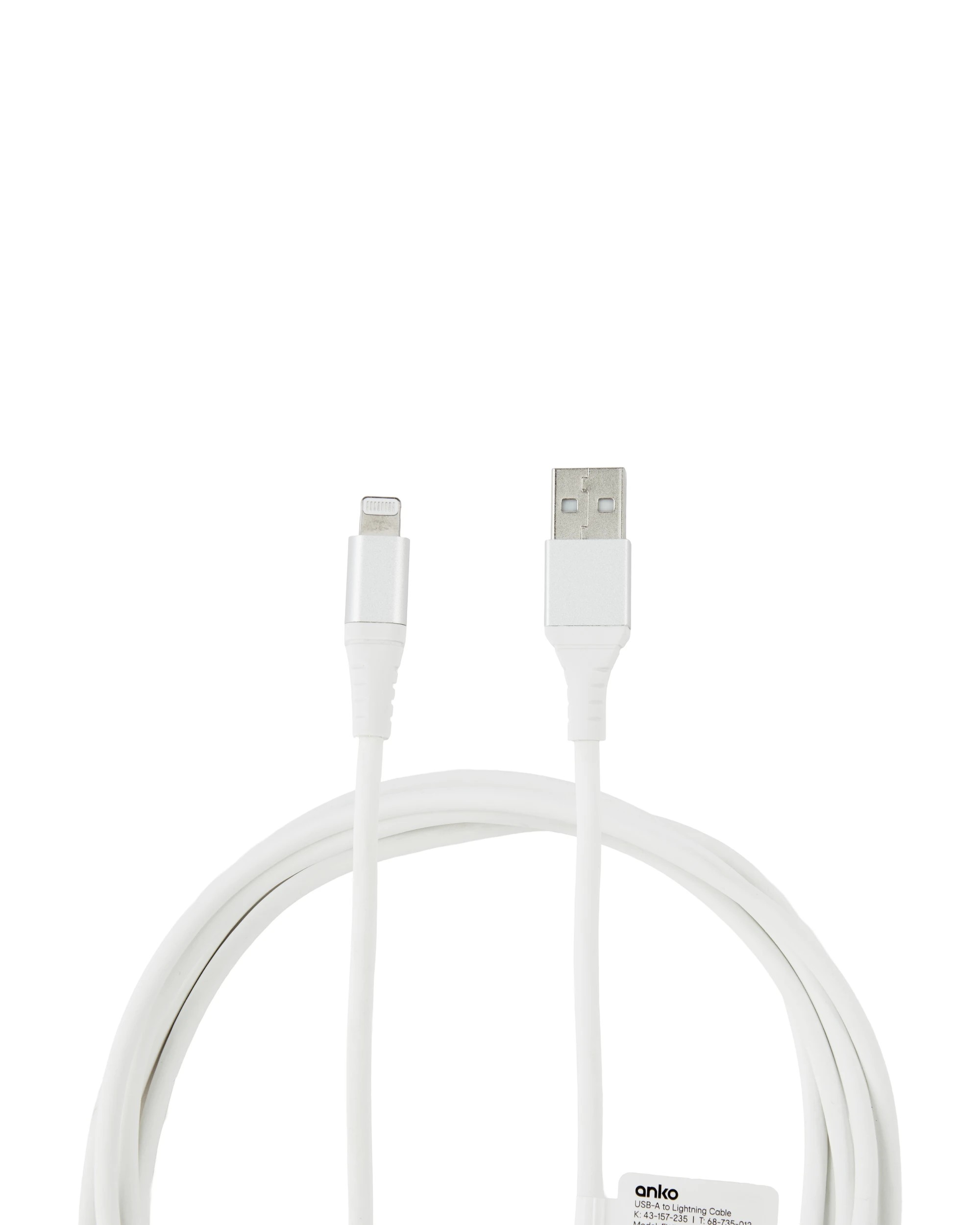 1 USB to Lightning Cable - 3m, White, 1 of 5