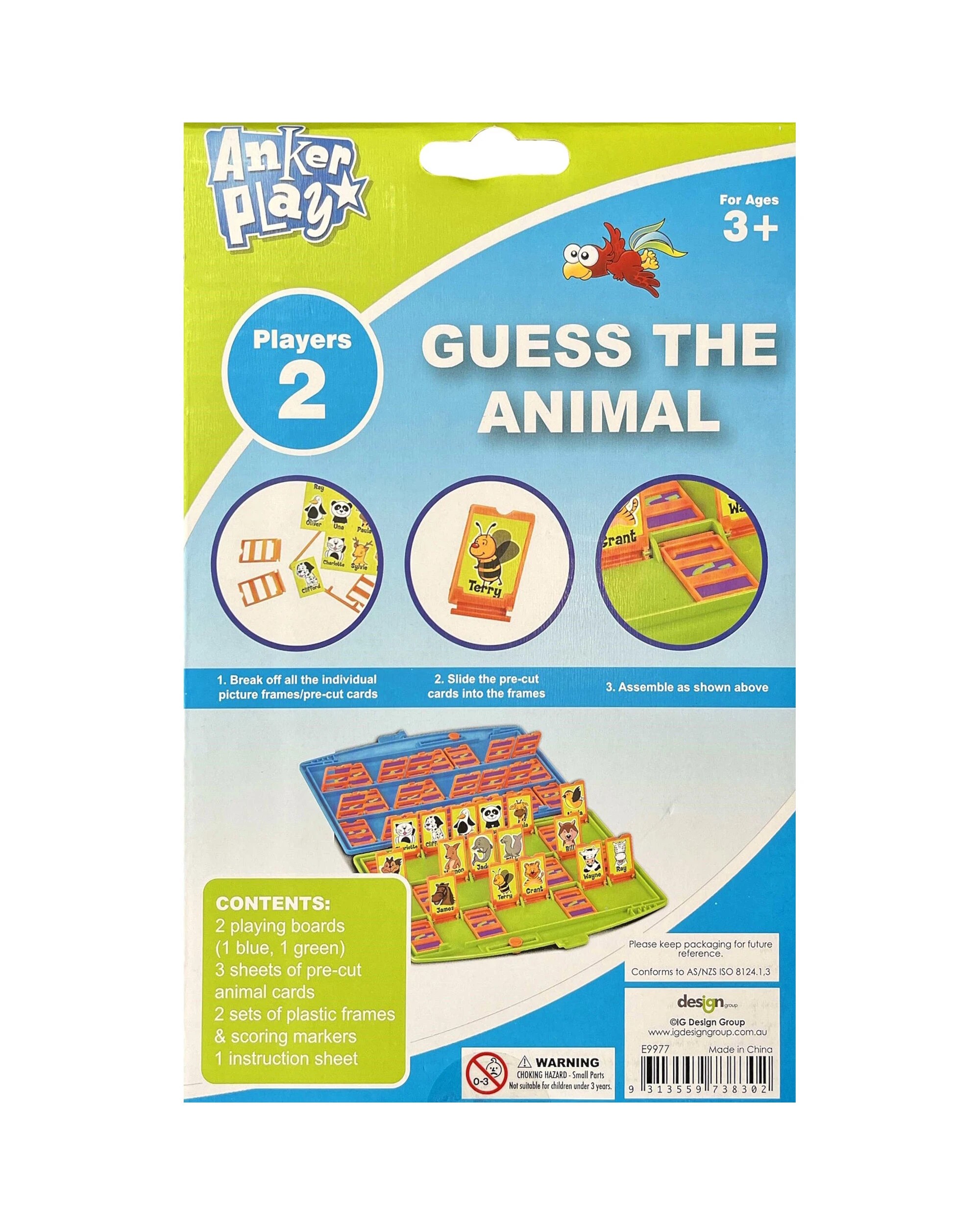 2 IG Design Group Guess The Animal Travel Game - Multi, 2 of 2