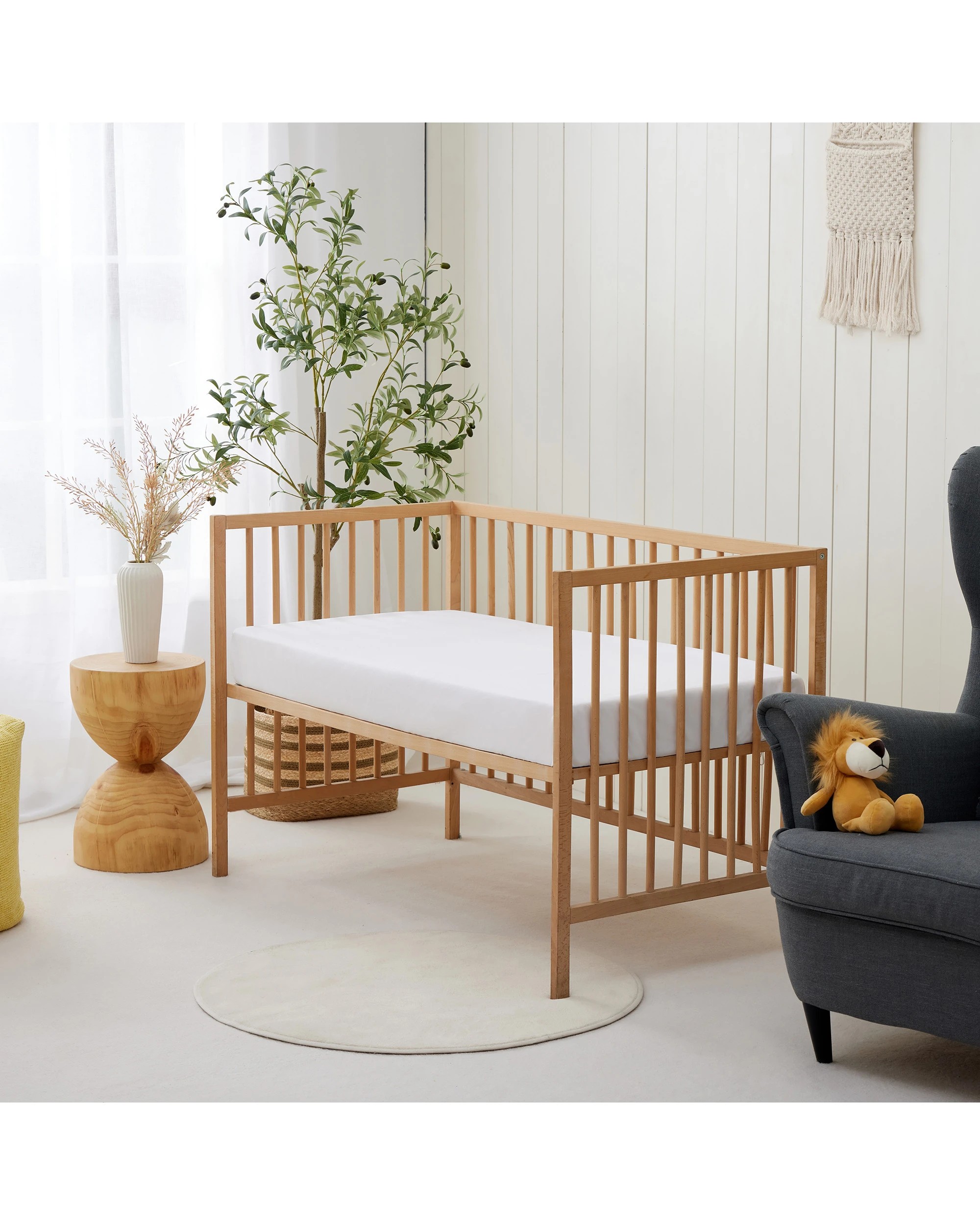 8 Dreamaker Baby Soft Waterproof  Mattress Protector - COT Boori Size - White, 8 of 8