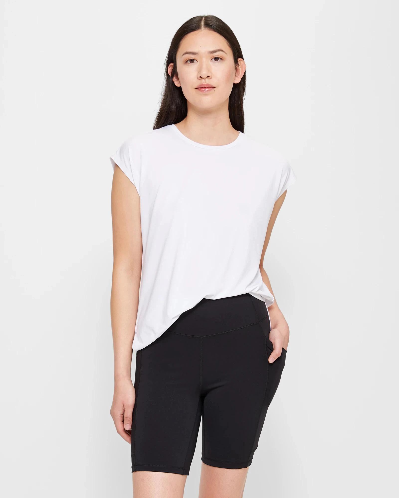 1 Target Active Infinity Sculpt High Rise Bike Shorts BLACK, 1 of 6