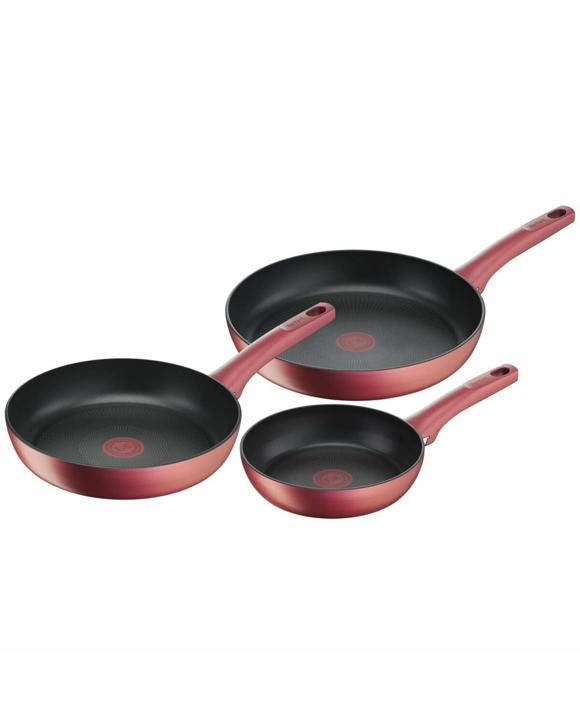 Tefal Perfect Cook 3 Piece Induction Non-Stick Frypan Set