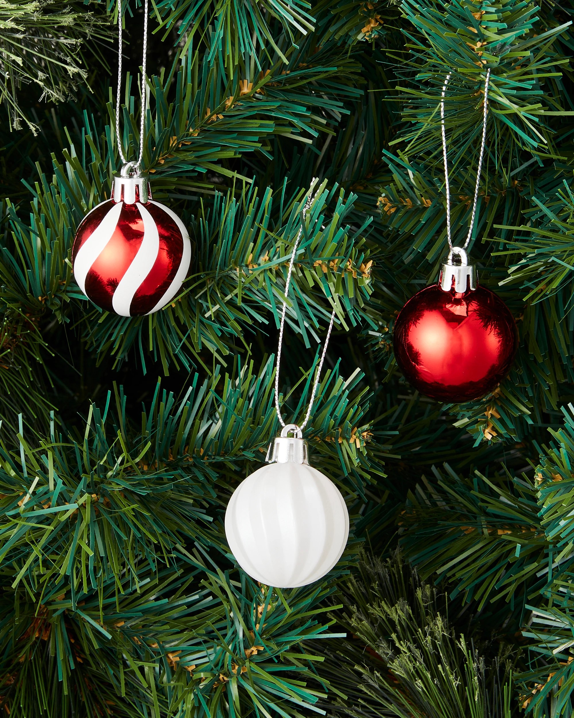 6 36 Pack 4cm Candy Cane Baubles, 6 of 7