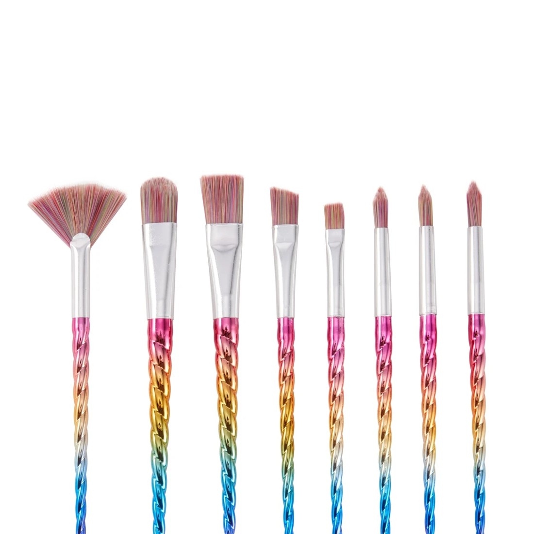4 8 Pack Paint Brush Set - Iridescent, 4 of 5