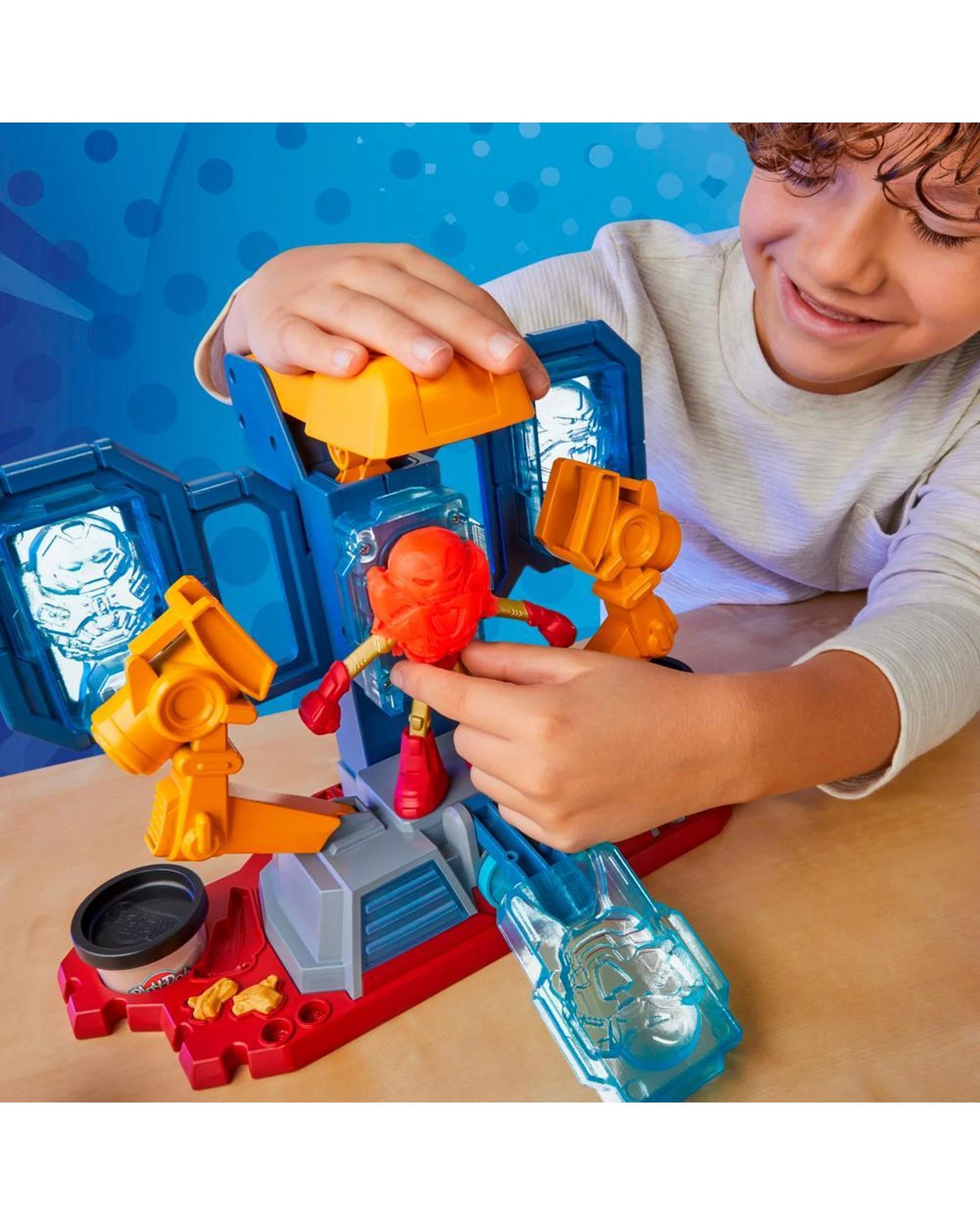 7 Play-Doh Marvel Iron Man Armour Maker Lab, 7 of 9
