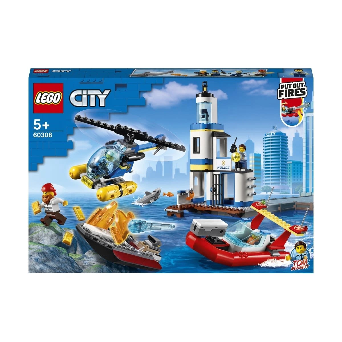 1 LEGO City Police Seaside Police and Fire Mission 60308, 1 of 11
