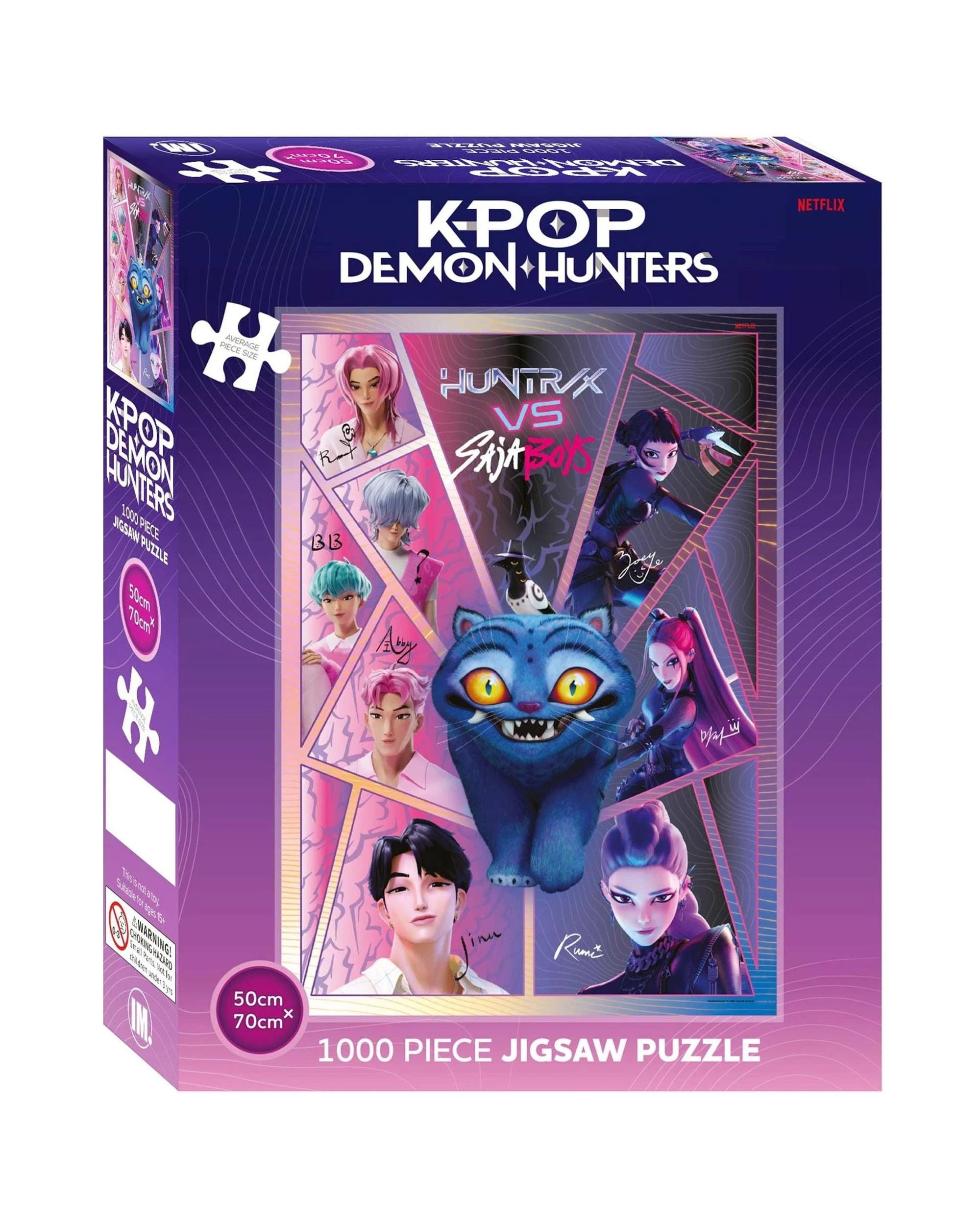 1 Impact Puzzles K-Pop Demon Hunters Broken Glass 1000 Piece Jigsaw Puzzle, 1 of 2