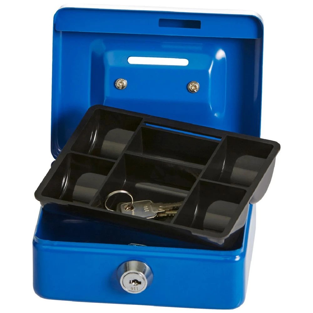 1 J.Burrows Mini Cash Box Blue