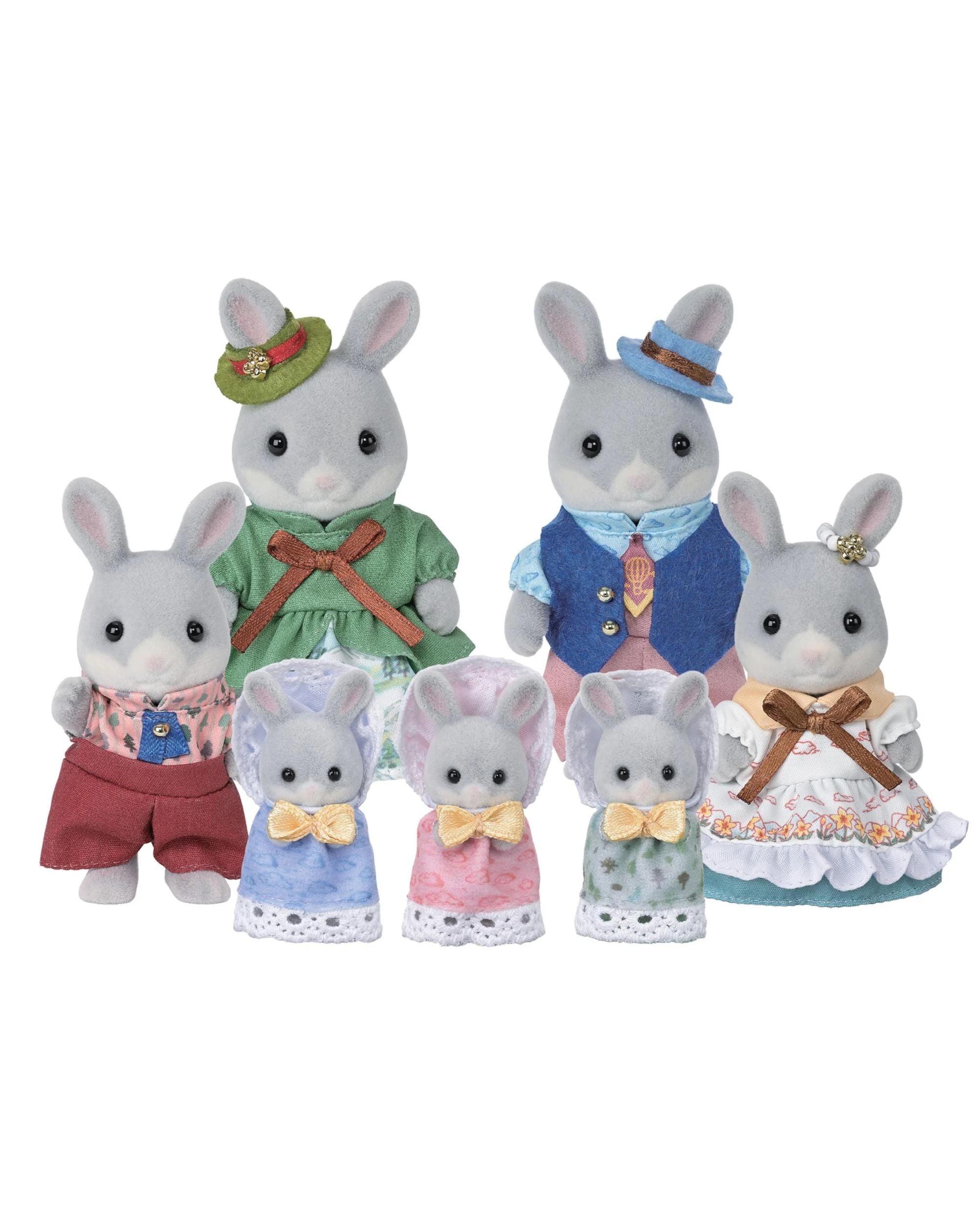 3 Sylvanian Families Cottontail Rabbit Family Celebration Set, 3 of 9