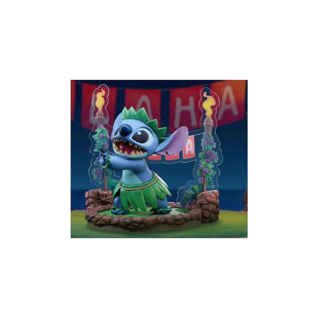 3 Lilo And Stitch Stitch Hula Dance Statue 1-10 Scale 10cm PVC Figurine - Multi, 3 of 3