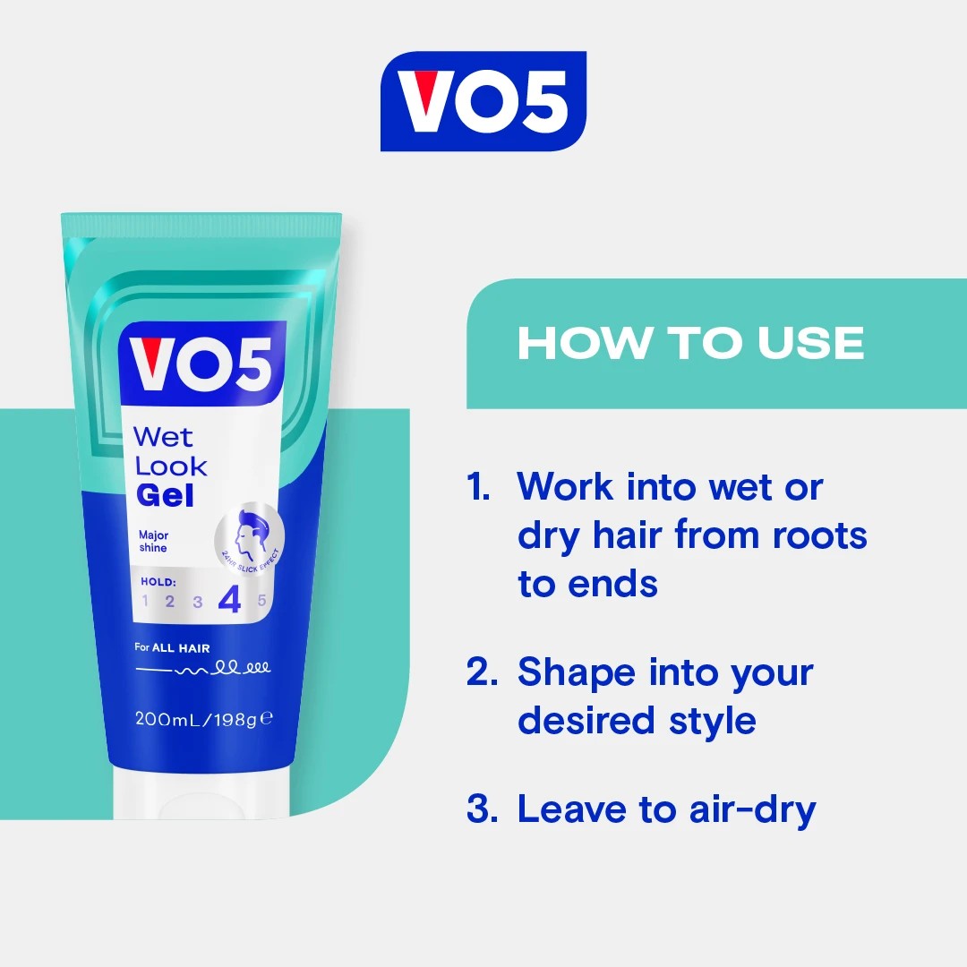 6 Vo5 Wet Look Gel 200ml, 6 of 10