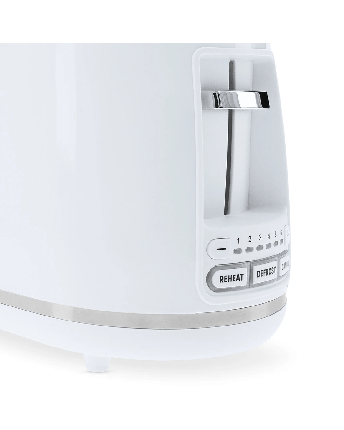 3 4 Slice Long Slot Toaster - White, 3 of 9