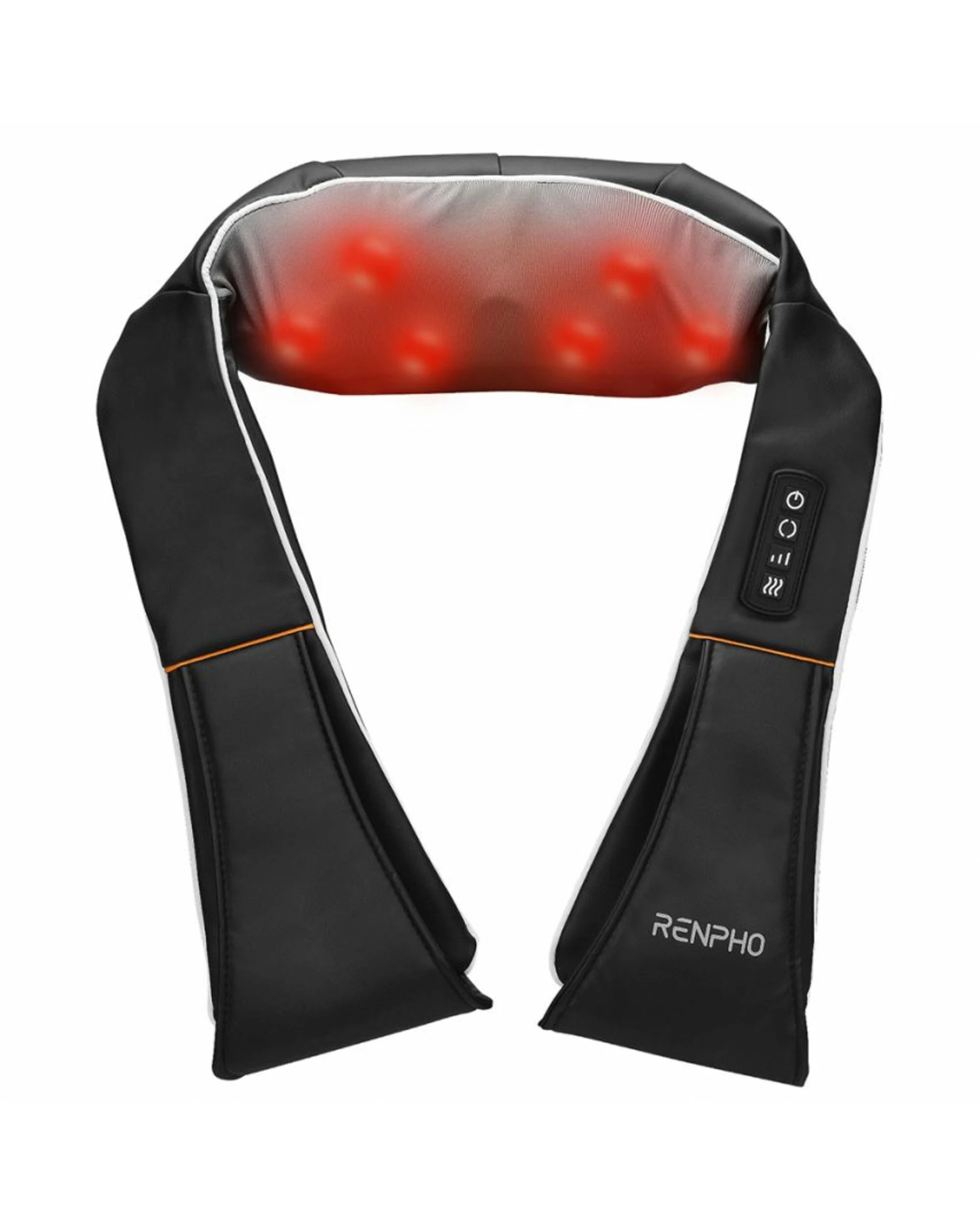 1 Renpho Neck And Shoulder Back Massager With Heat, Shiatsu 8 Nodes 3 Speeds 45oc, 1 of 10
