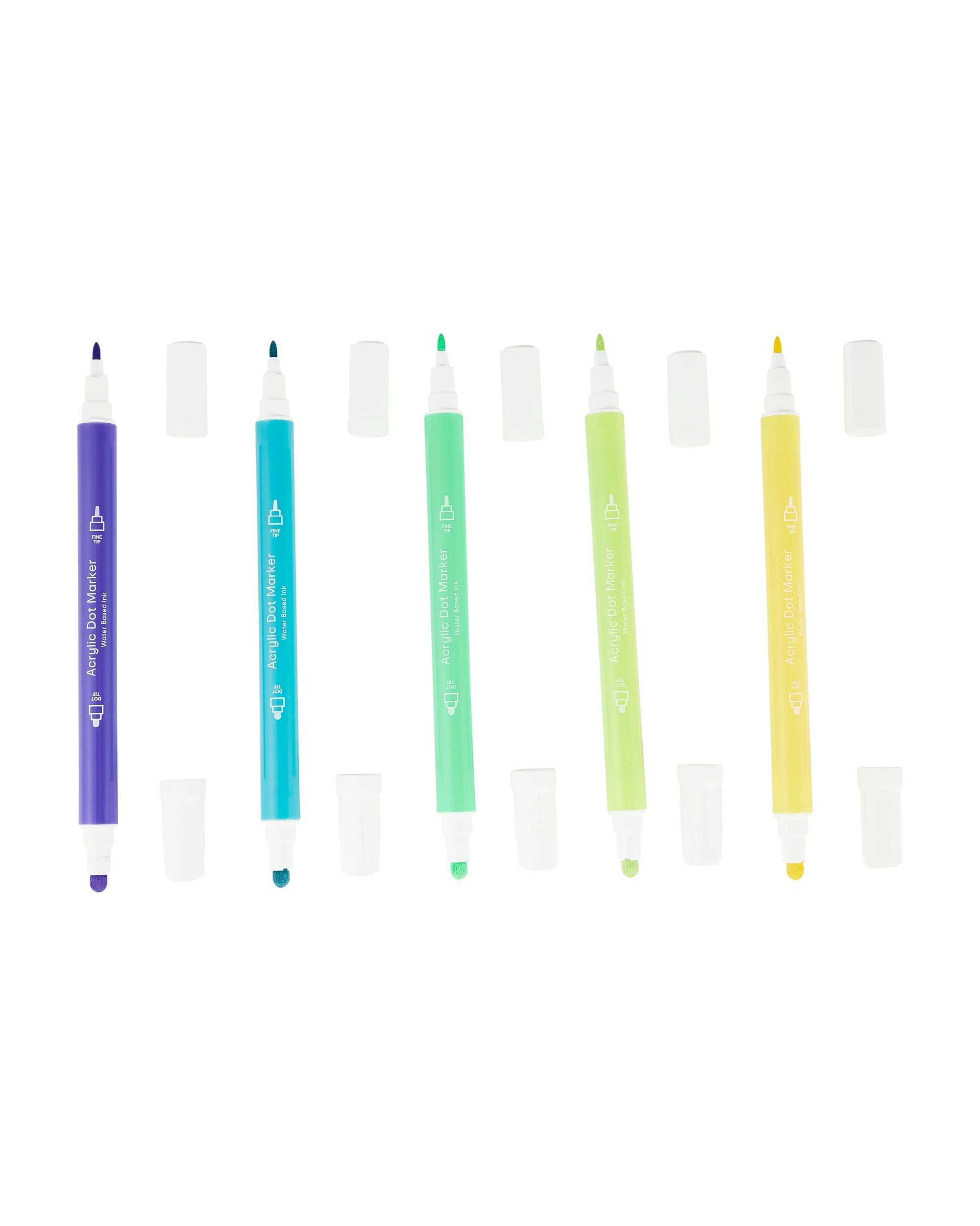 3 10 Pack Dual-Tip Acrylic Dot Markers - Pastel, 3 of 8