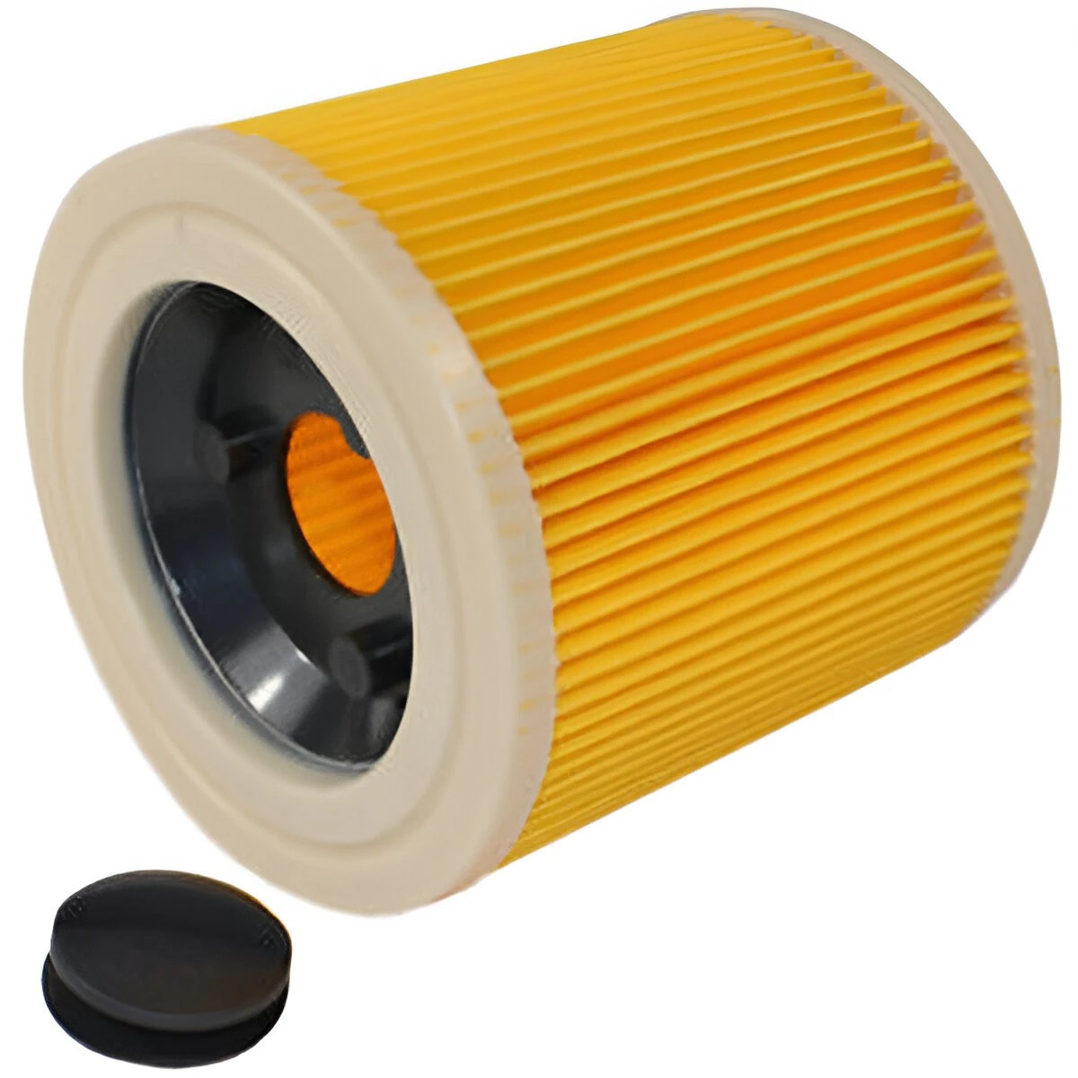 3 Hygieia HEPA Cartridge Filter For Karcher WD2200-WD3800 & A1000-A2901 Vacuum Cleaners - Orange, 3 of 5