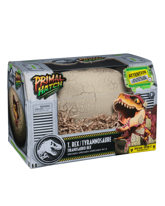 Jurassic World Primal Hatch Rex Specimen Toy Kmart
