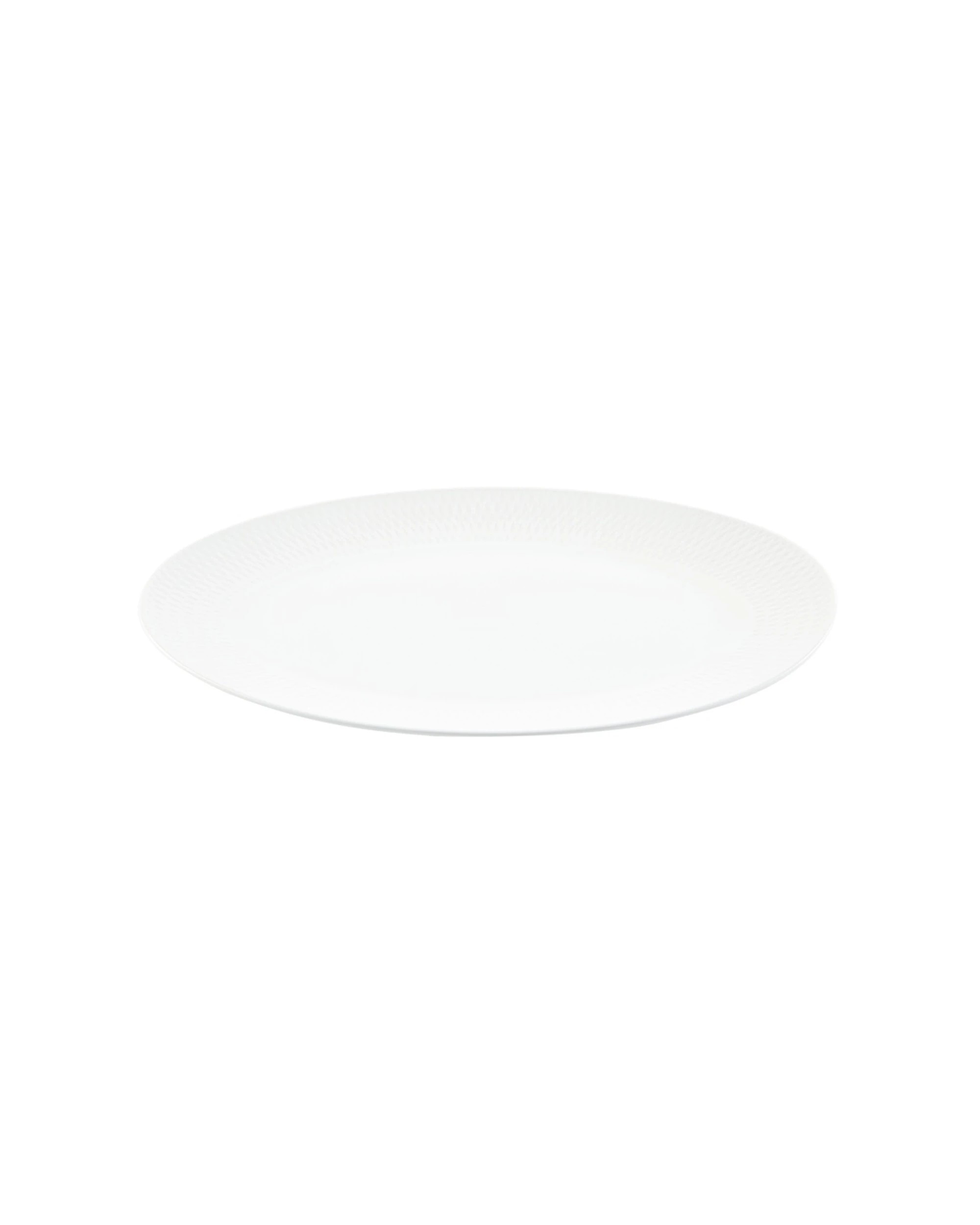 2 Maxwell & Williams Basics Porcelain Diamonds Oval Platter 36x25cm - White, 2 of 3