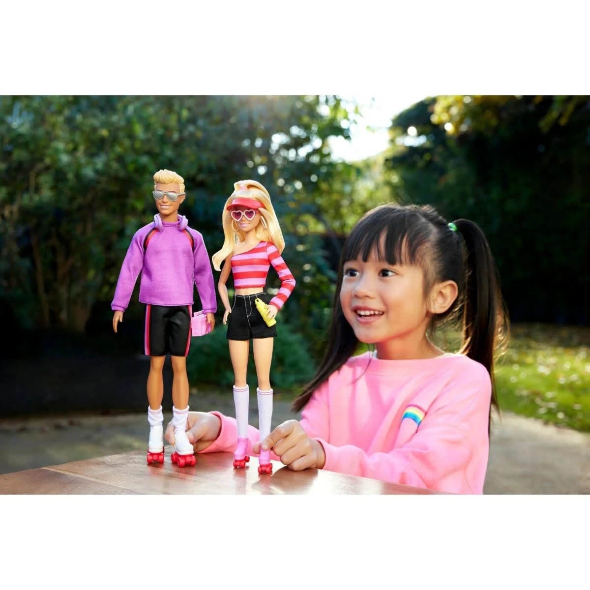 6 Barbie Fashionistas 65th Anniversary: Barbie & Ken Roller-Skating Fashion Dolls, 6 of 6