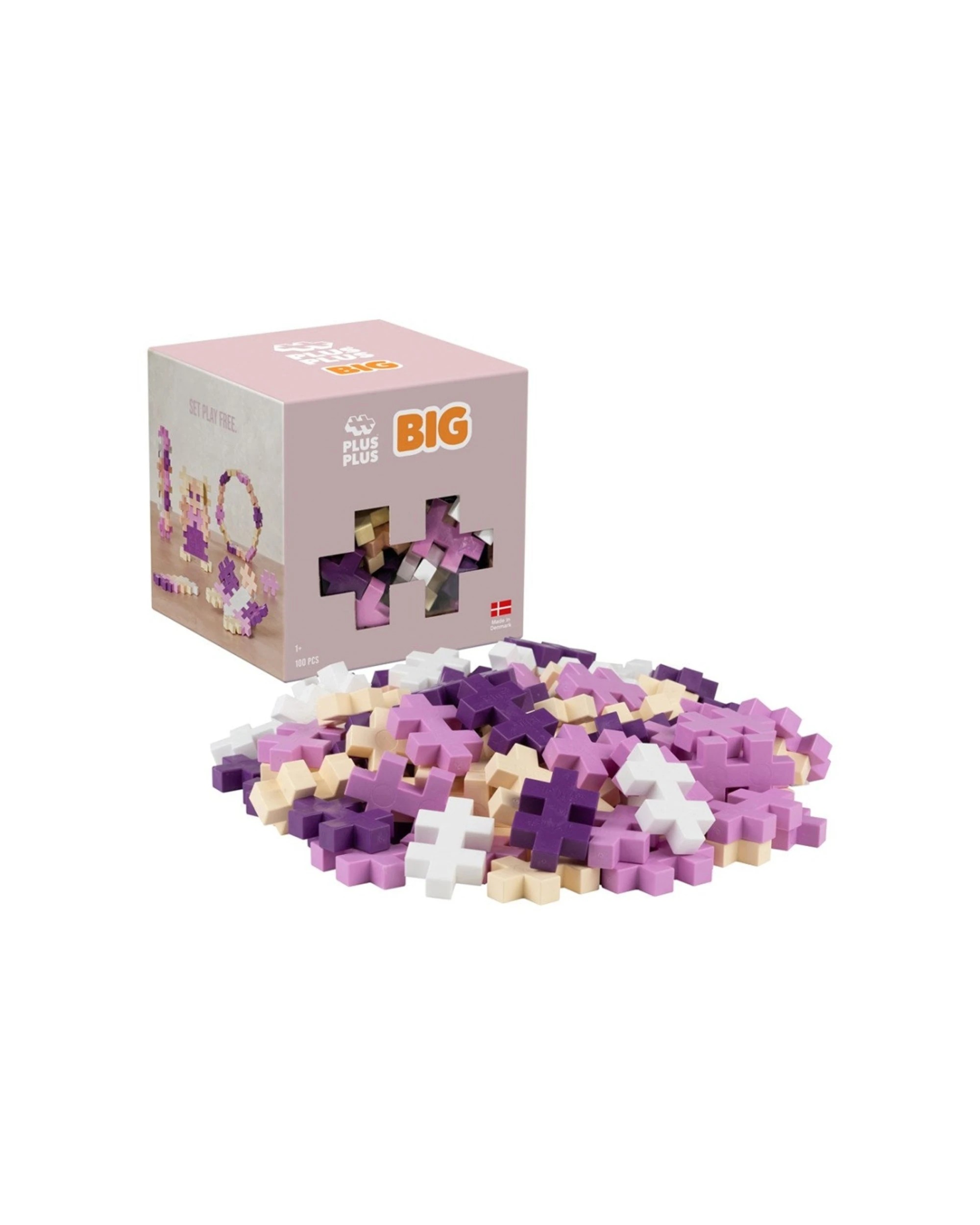 1 Plus-Plus 100pc BIG Bloom Kids Children 3D Puzzle Blocks Building Toy, 1 of 3