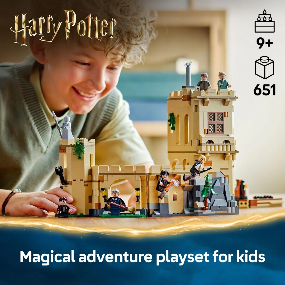 4 LEGO Harry Potter Hogwarts Castle: Flying Lessons 76447, 4 of 9