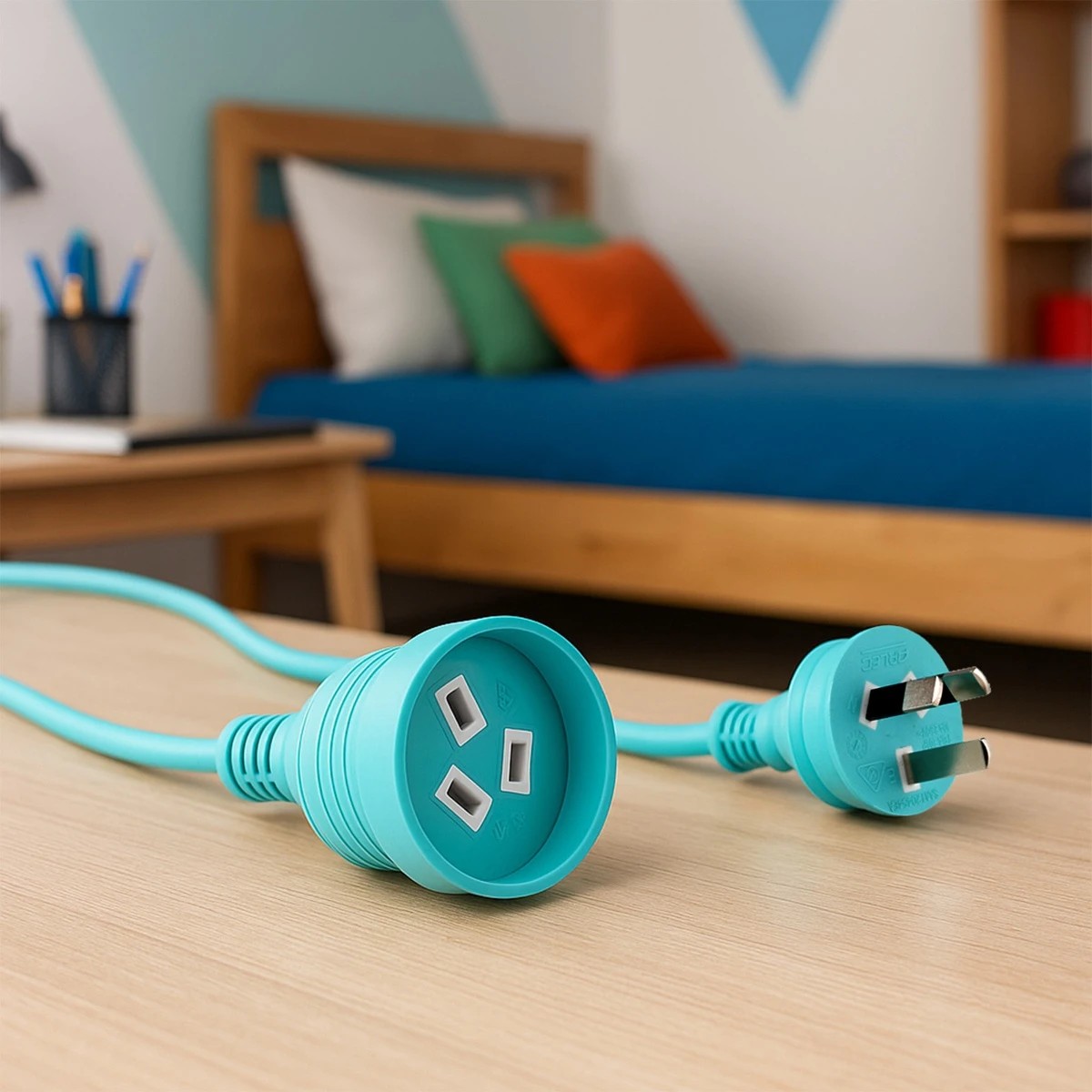 3 3m Arlec Standard Plug Extension Lead - Assorted, 3 of 4