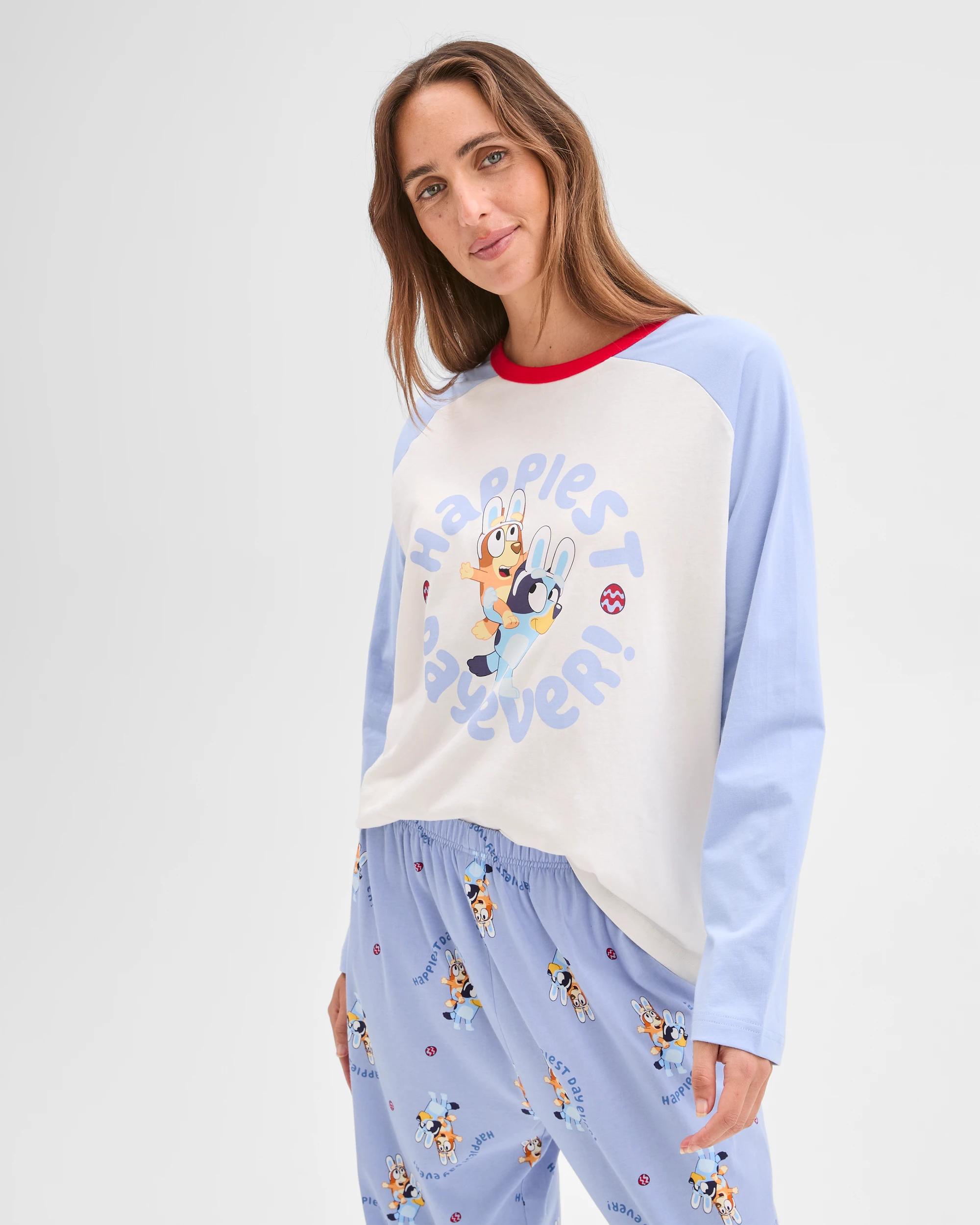 6 Family Matching Australian Cotton Easter Womens Pyjama Set - Bluey BLUEY, 6 of 8