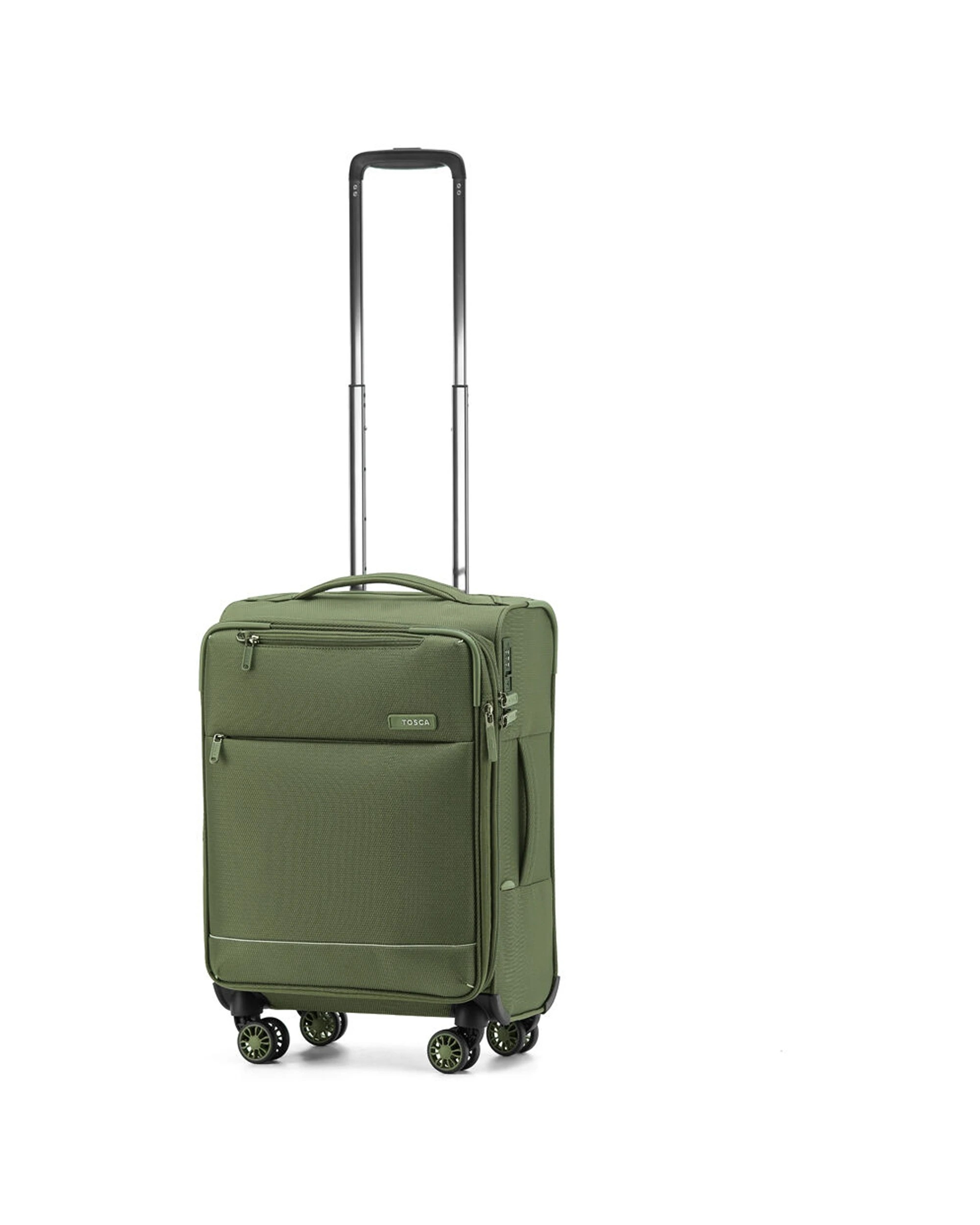 1 Tosca So Lite 48L Onboard Travel Luggage/Suitcase - Green, 1 of 5