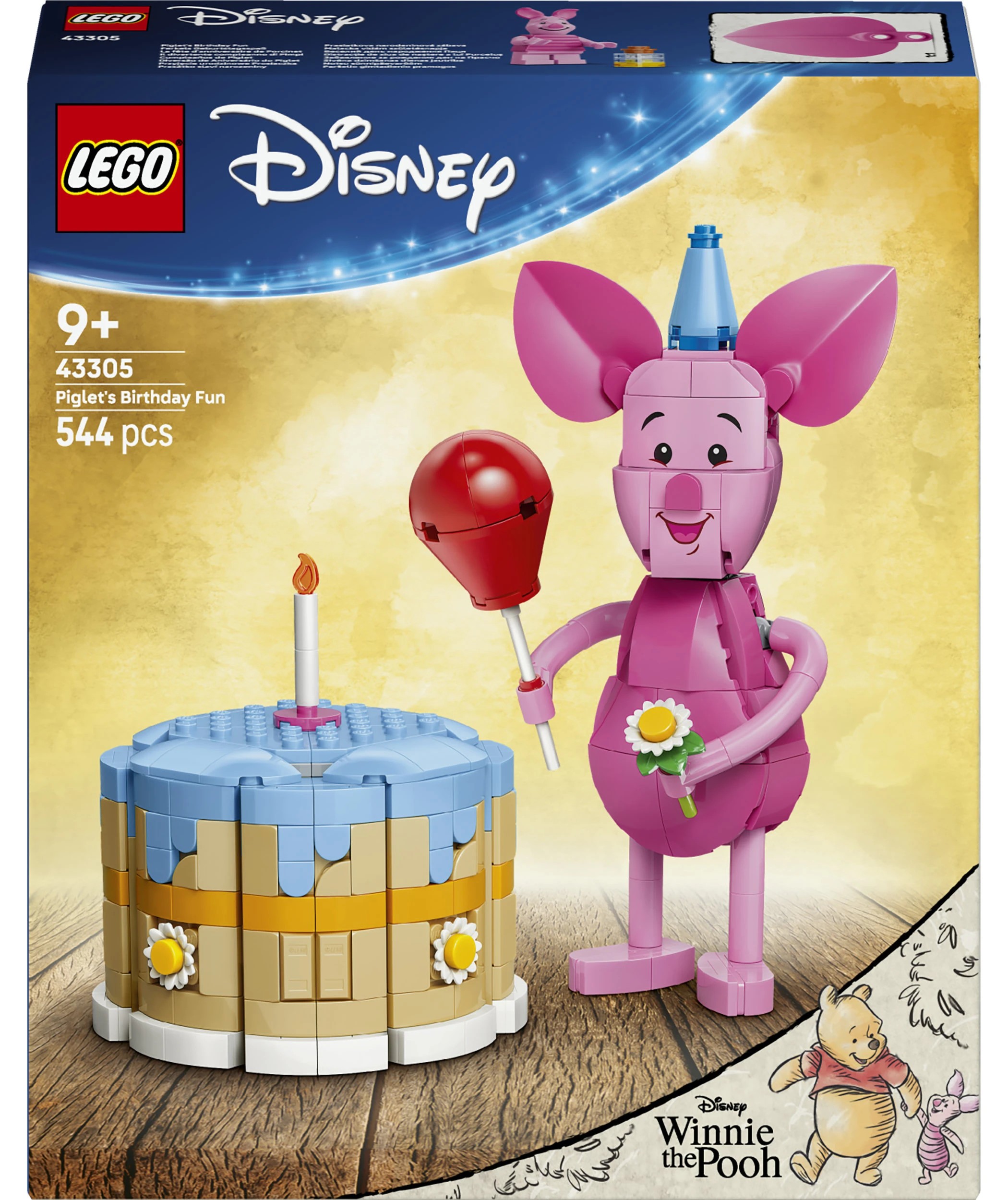 1 LEGO Disney Piglet’s Birthday Fun Building Set 43305, 1 of 10
