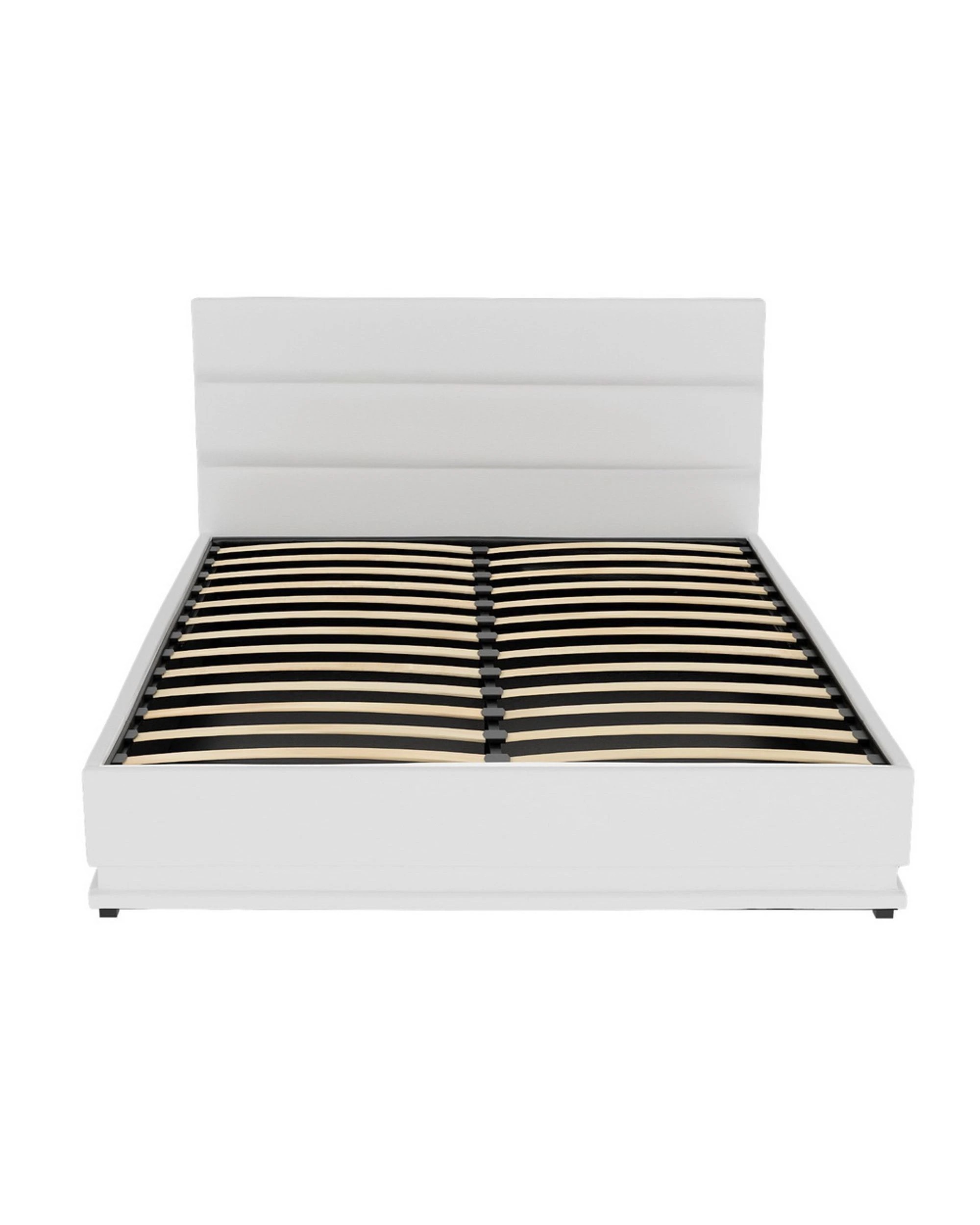 3 Artiss Bed Frame Double Size Led Gas Lift
 - White, 3 of 3