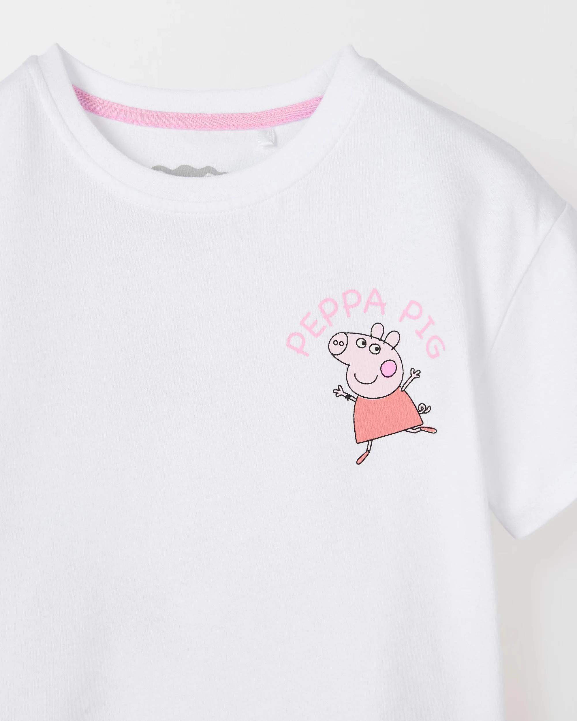 5 Peppa Pig Australian Cotton T-Shirt and Skirt Set PINK, 5 of 7