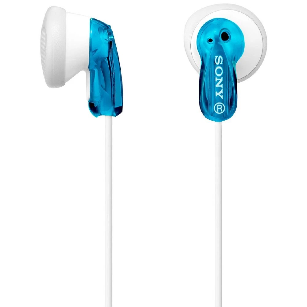 1 Sony Earphones Blue E9LP, 1 of 2