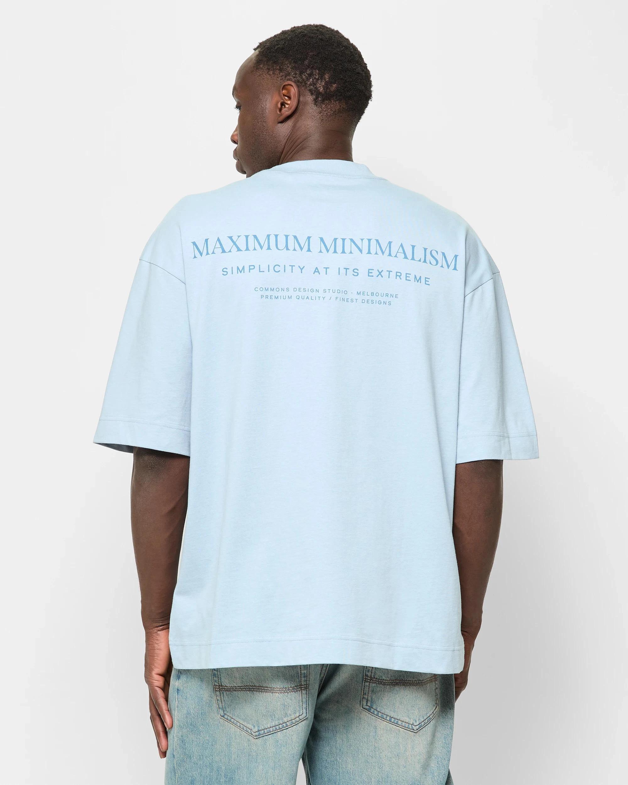 4 Commons Australian Cotton Graphic T-Shirt BLUE FOG, 4 of 5