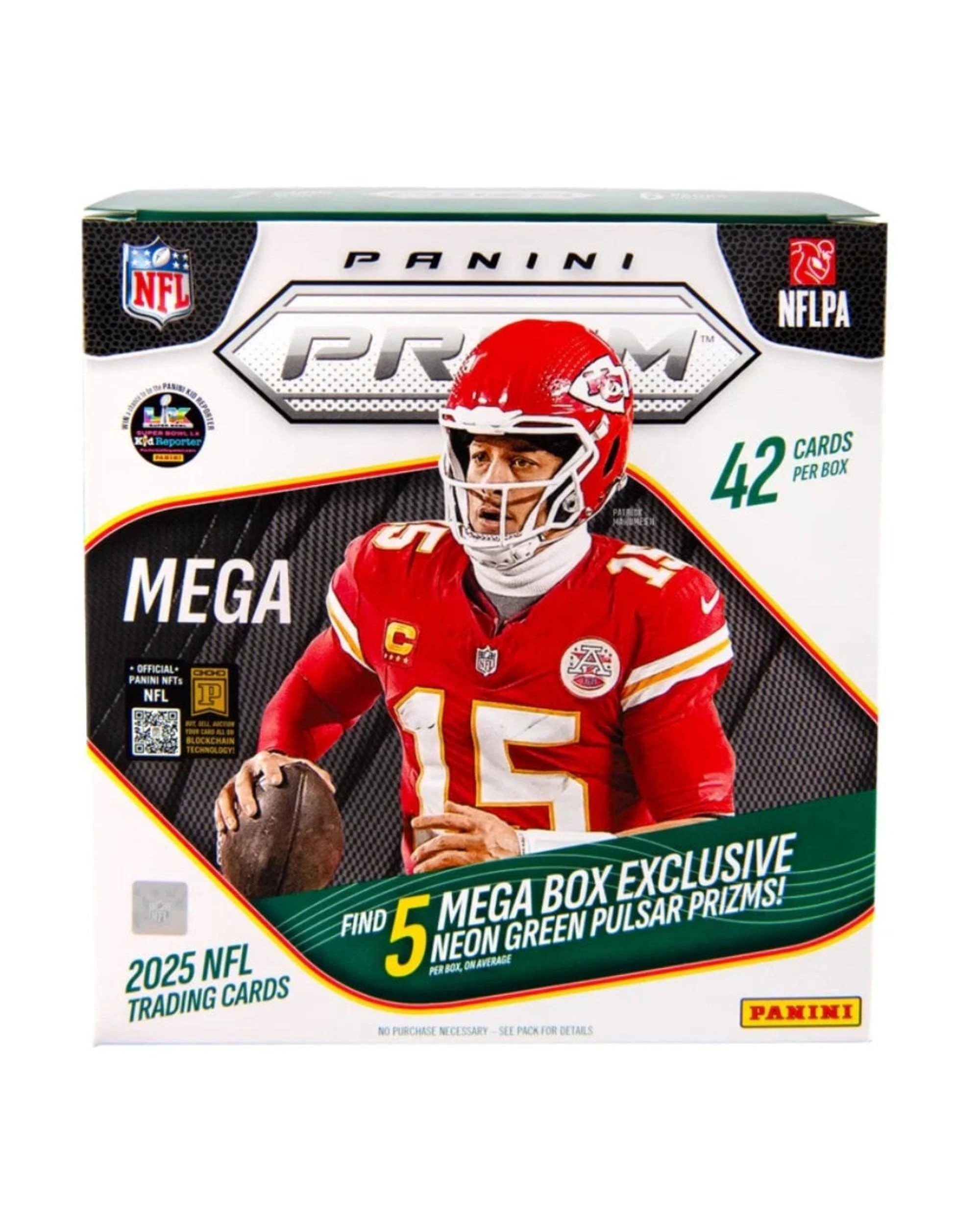 1 Panini NFL Prizm Football 2025 Mega Box, 1 of 4