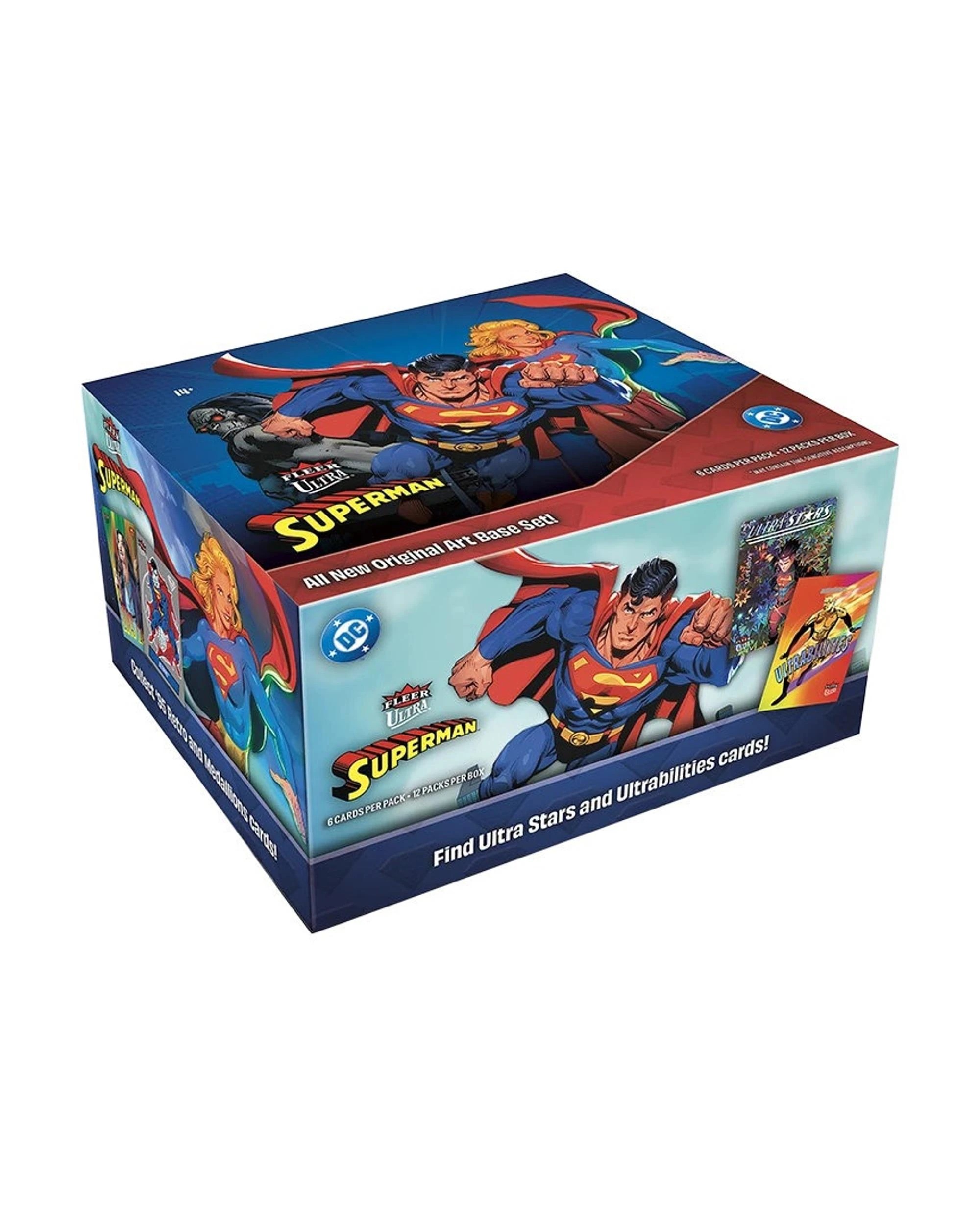 1 Upper Deck 2025 DC Fleer Ultra Superman Hobby Box, 1 of 2