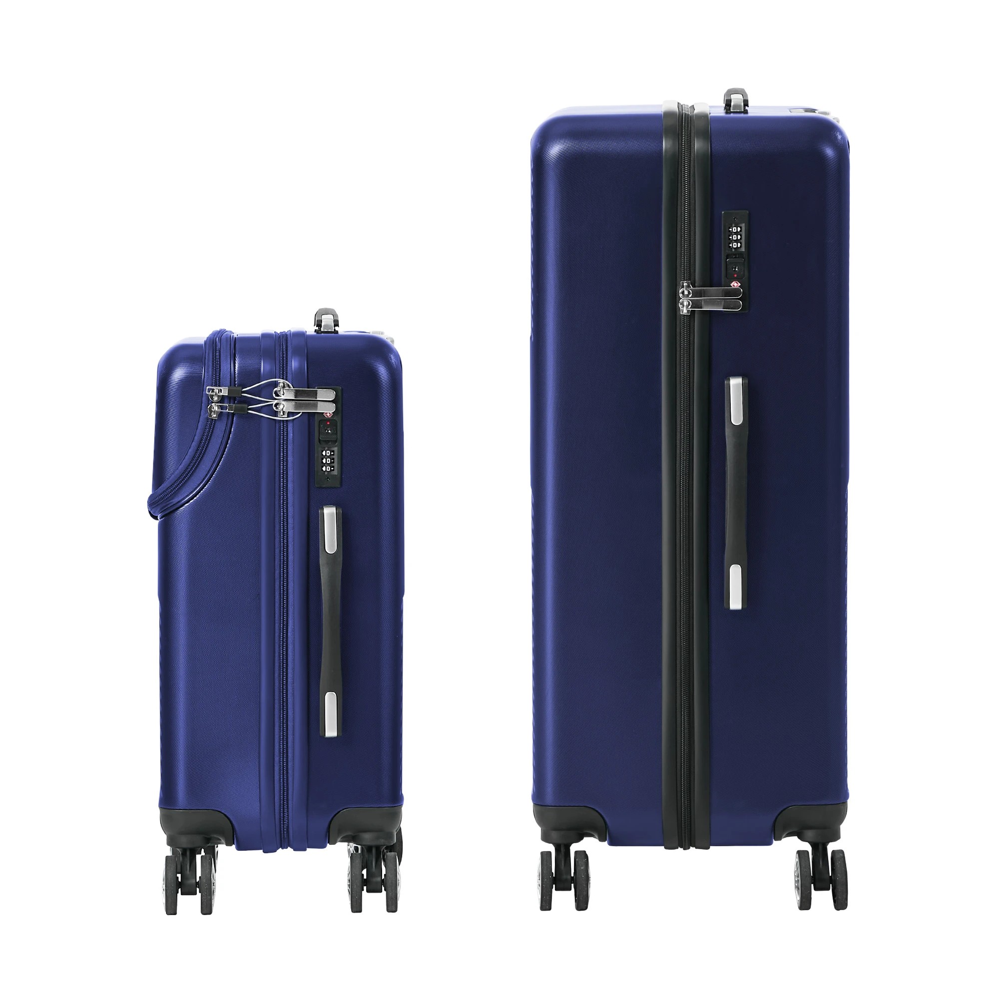 8 Mazam 2PCS Luggage Suitcase Trolley Set TSA Carry On Hard Case - Blue, 8 of 9
