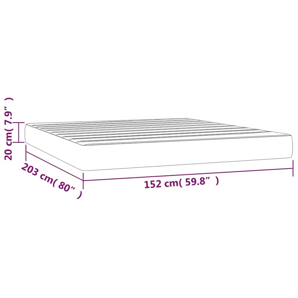 7 Vidaxl Queen Mattress - Black - Queen Bed - Black, 7 of 7