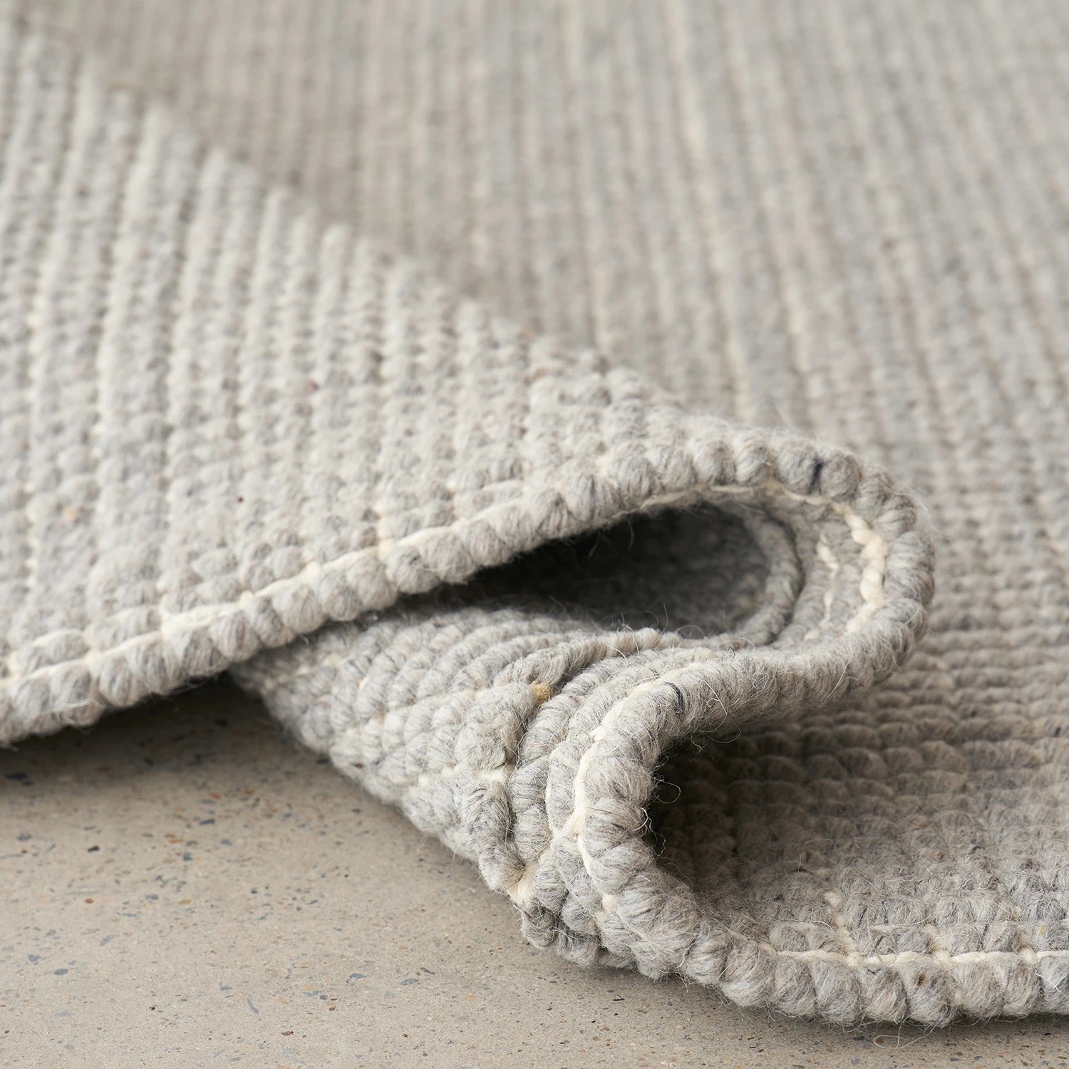5 Common Ground Rugs Cadence Parker 320x230cm - Extra Large Hand Loomed Wool & Jute Floor Rug - Grey, 5 of 7