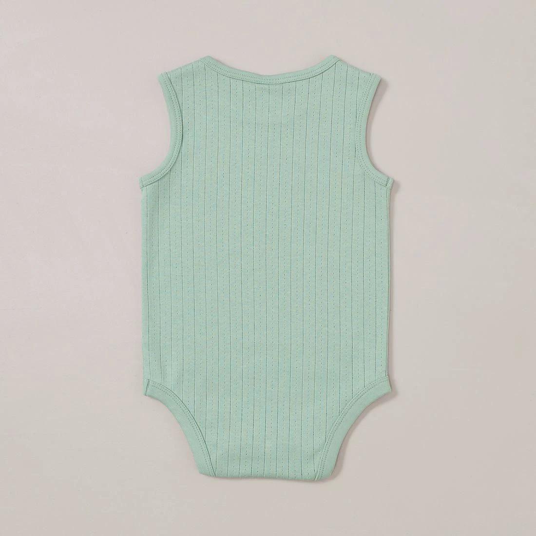 2 Target Baby Organic Cotton Pointelle Bodysuit JADEITE GREEN, 2 of 10