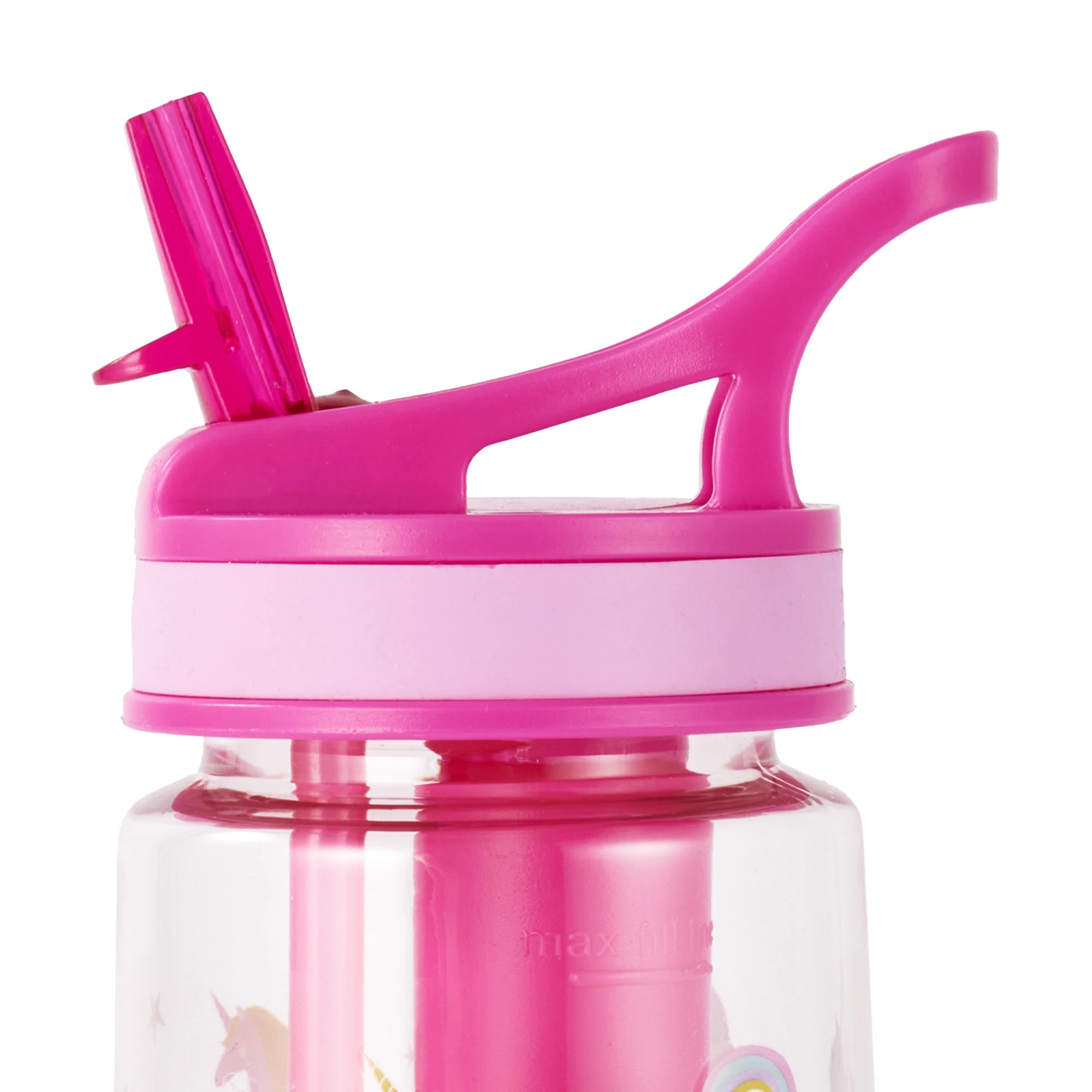 2 650ml Pink Unicorn Flared Drink Bottle, 2 of 8