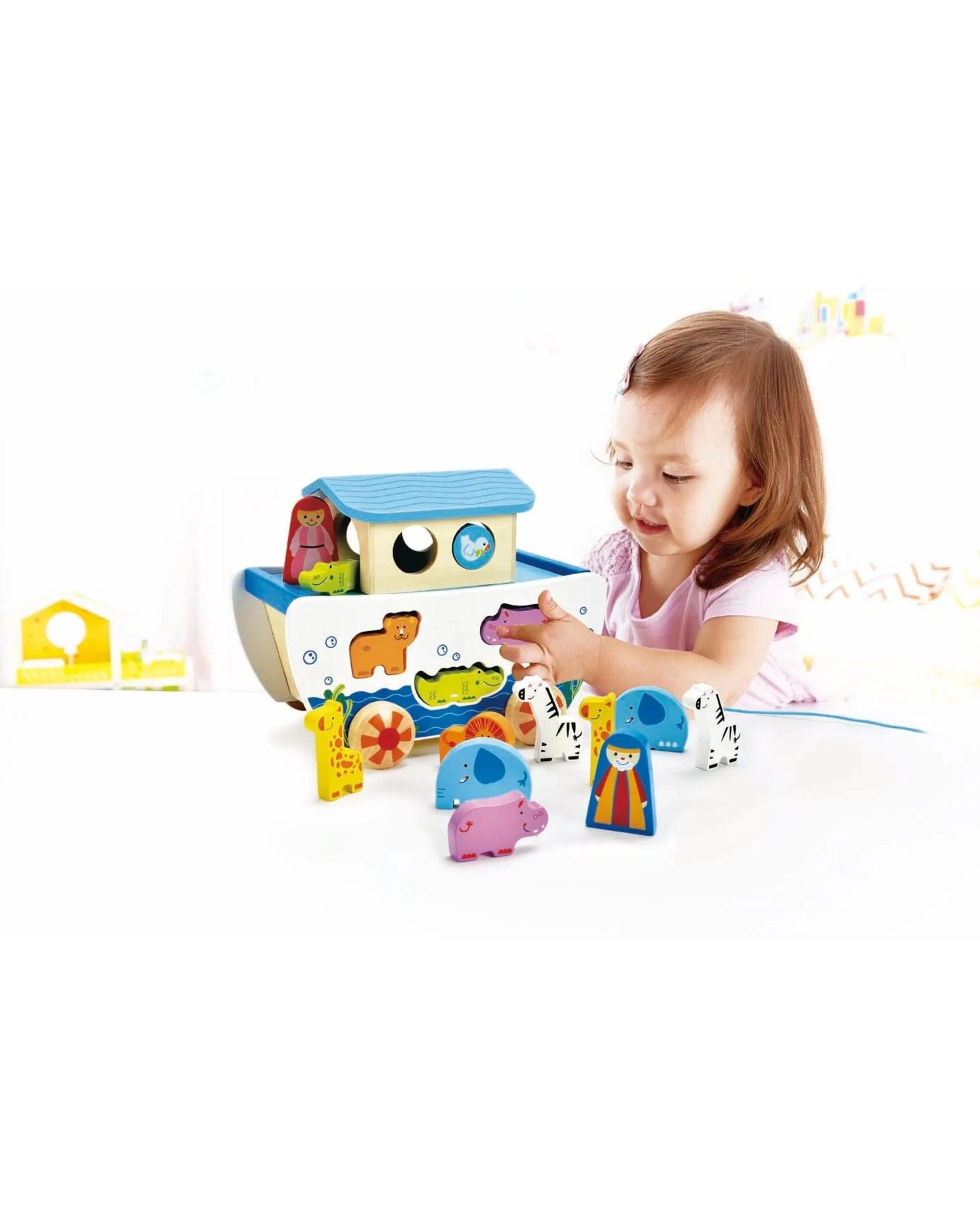 3 Hape Pull-Along Noah's Ark, 3 of 4