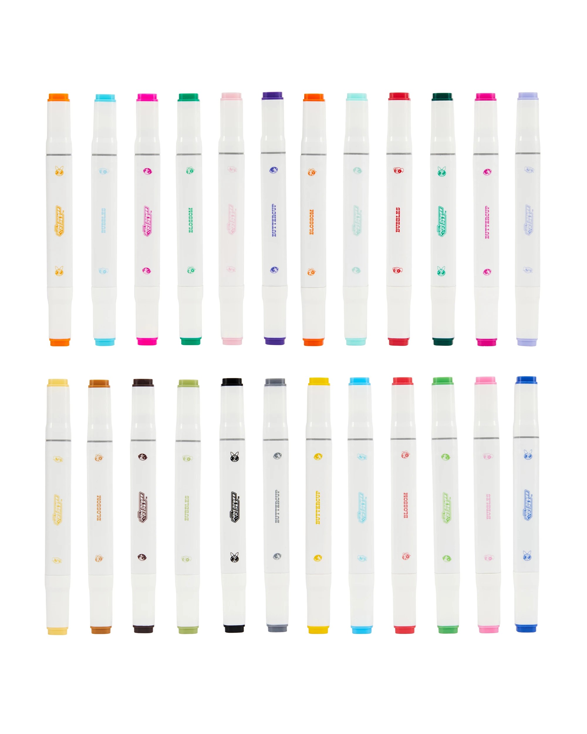 3 24 Pack The Powerpuff Girls Double Ended Markers, 3 of 9