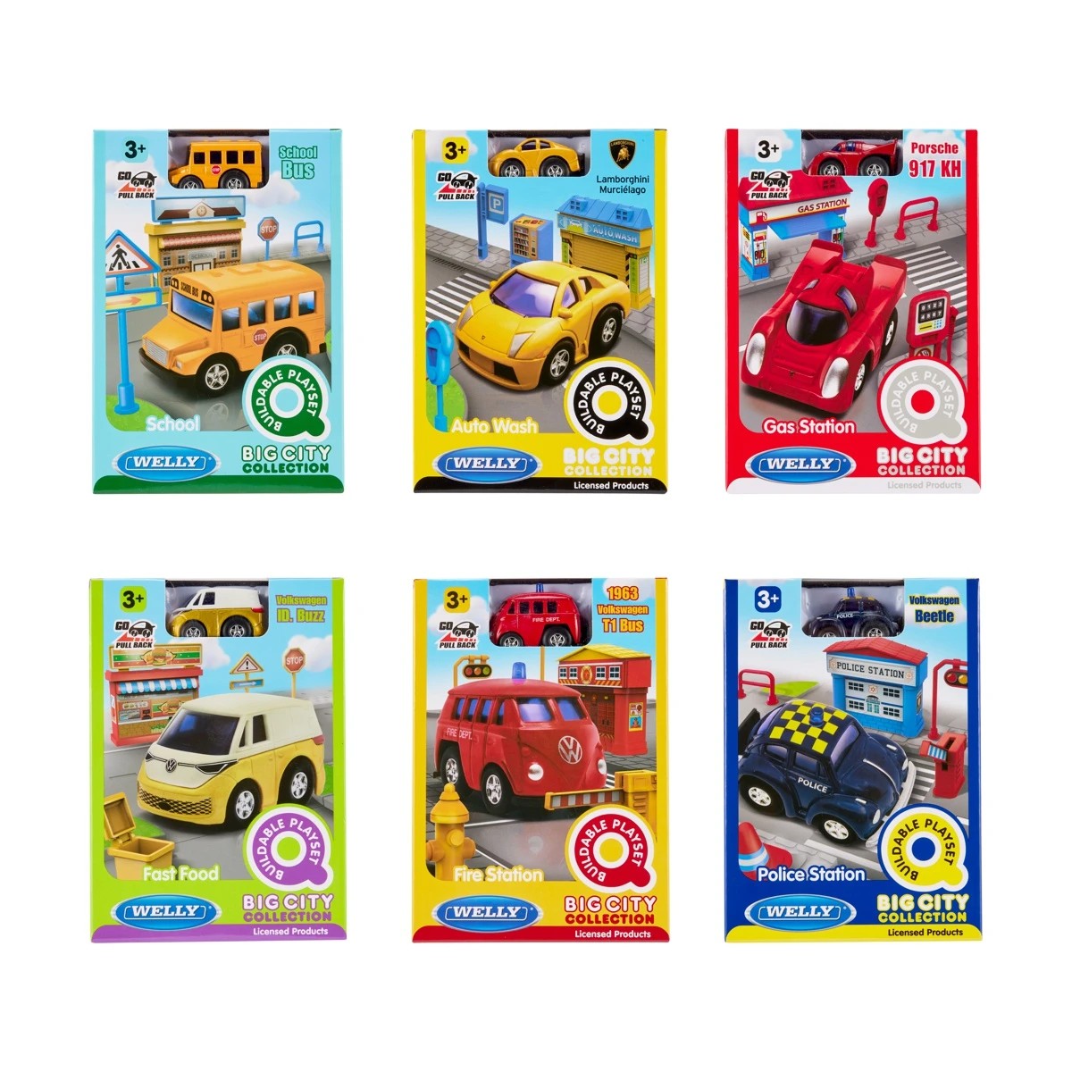 1 Welly Diecast Metal Buildable Playset - Assorted, 1 of 10