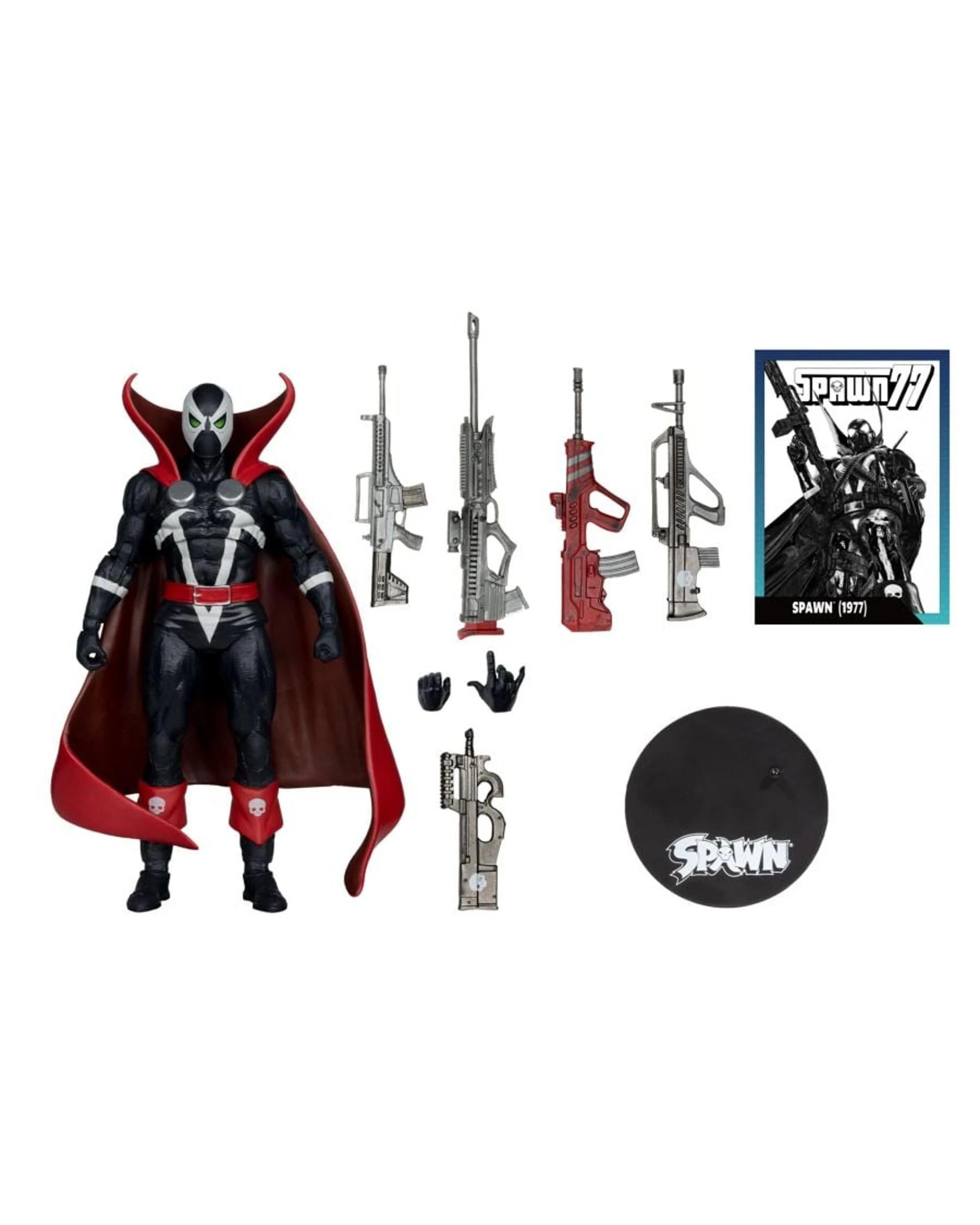 McFarlane Digital Spawn 1977 Spawn Variant Red Platinum 7 inch Action ...