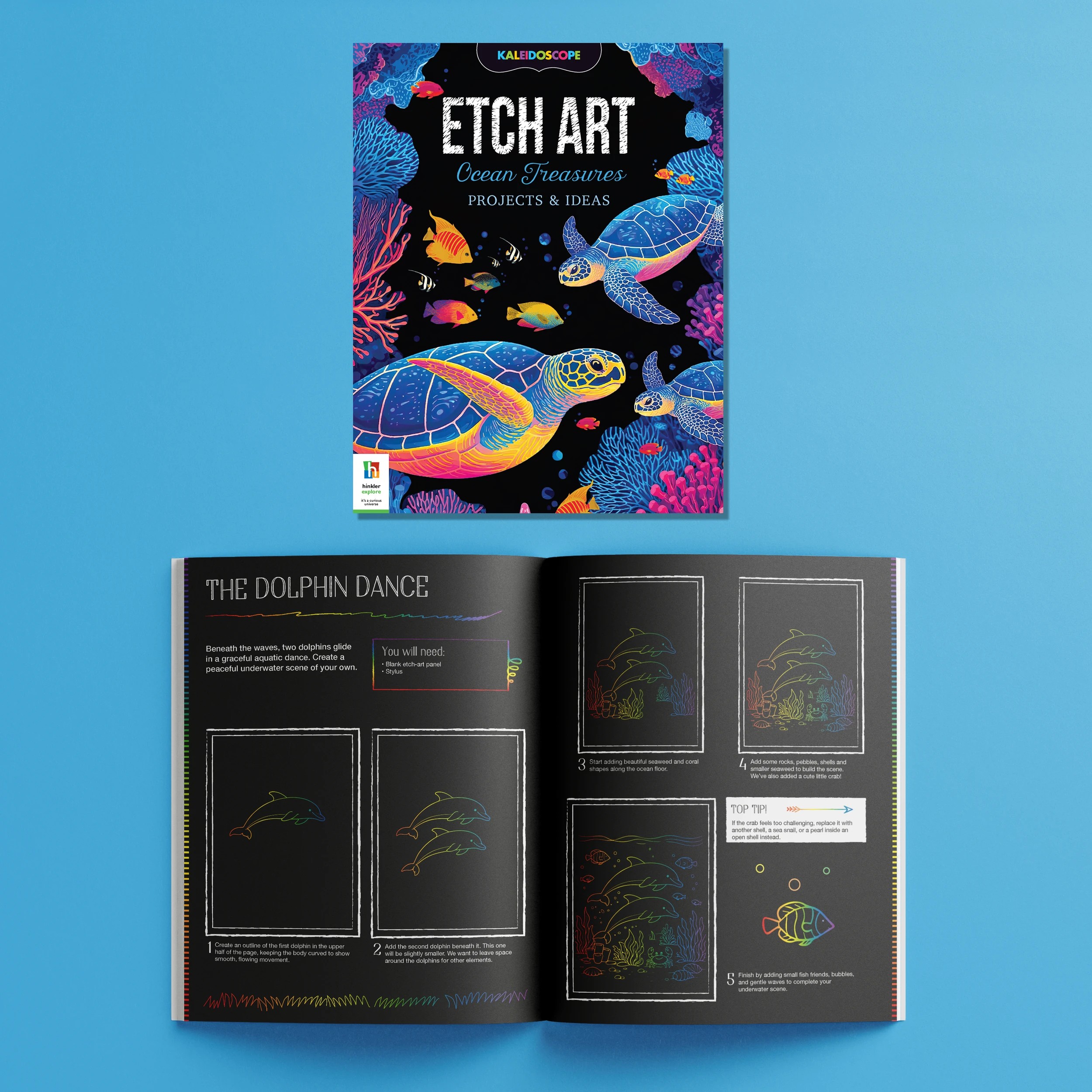 4 Kaleidoscope Etch Art: Ocean Treasures - Book, 4 of 7